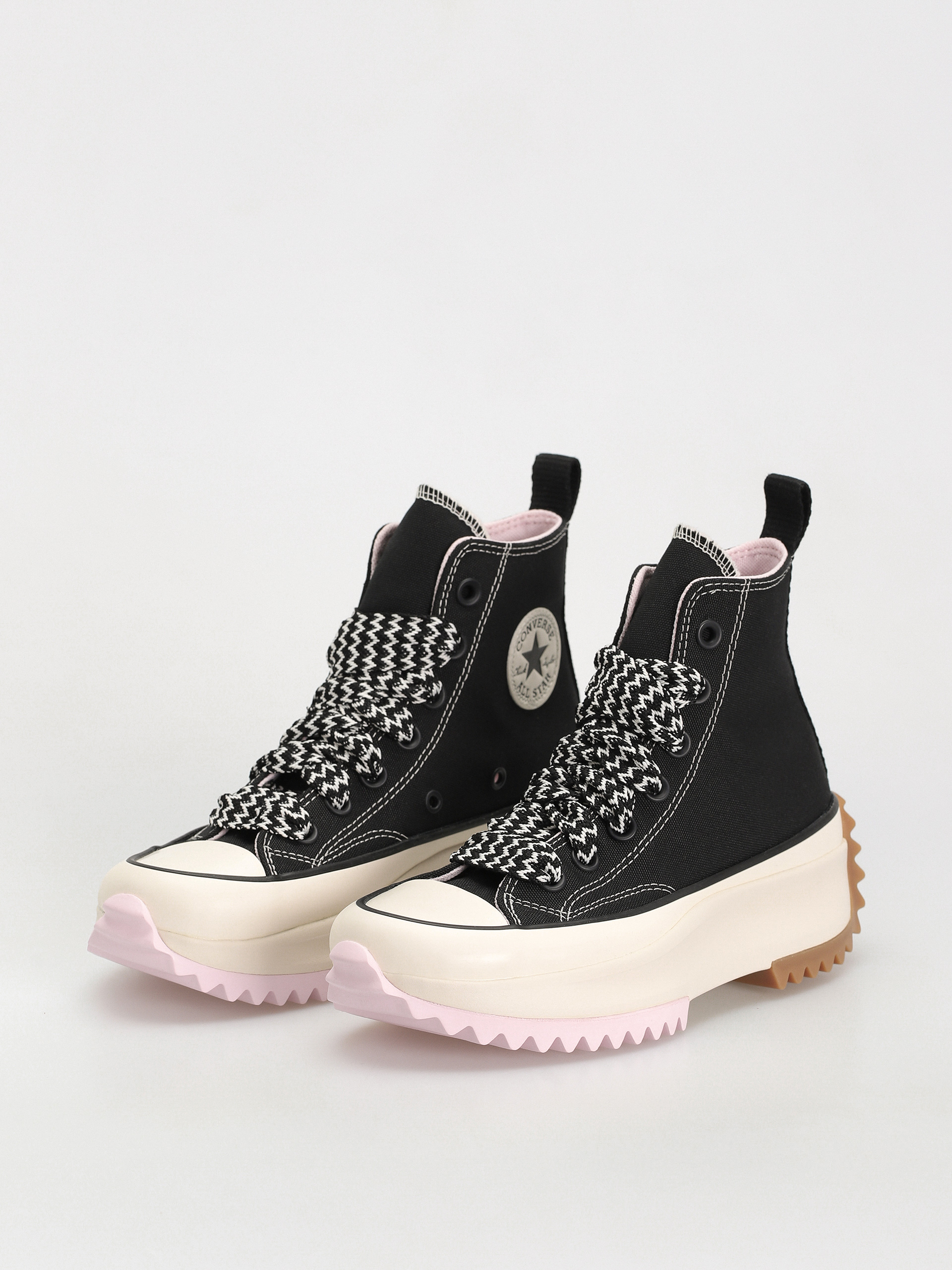 Cipők Converse Run Star Hike Hi (black/pink foam/egret)