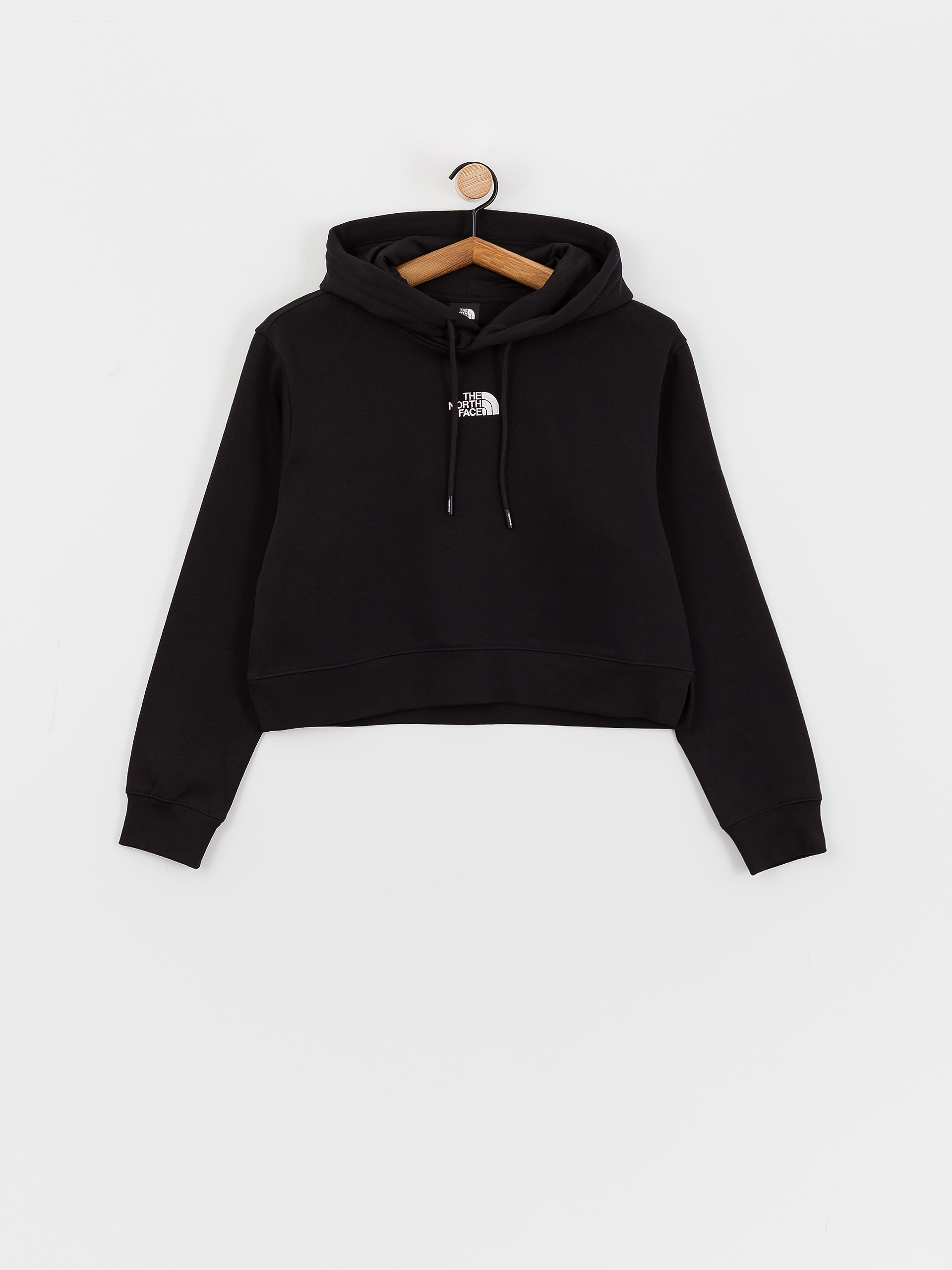 The North Face Essential Crop HD Wmn Kapucnis pulóver (tnf black)