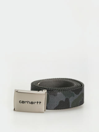 Öv Carhartt WIP Clip Belt Chrome (camo duck/grey)