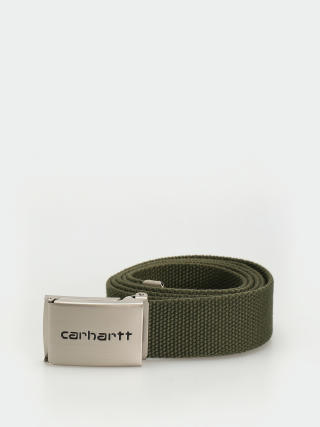 Öv Carhartt WIP Clip Belt Chrome (office green)