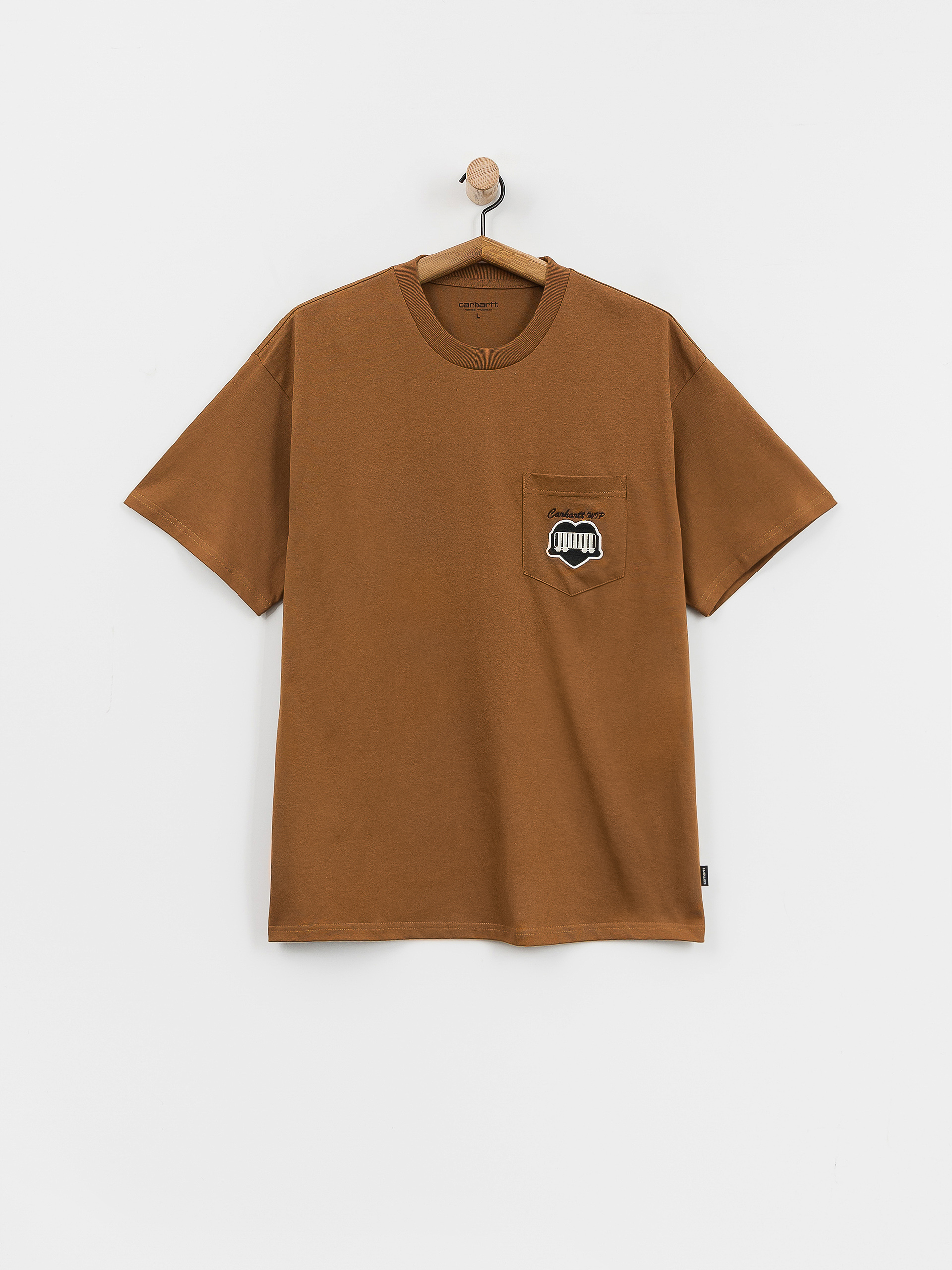 Carhartt WIP Heart Train Pocket Póló (hamilton brown)