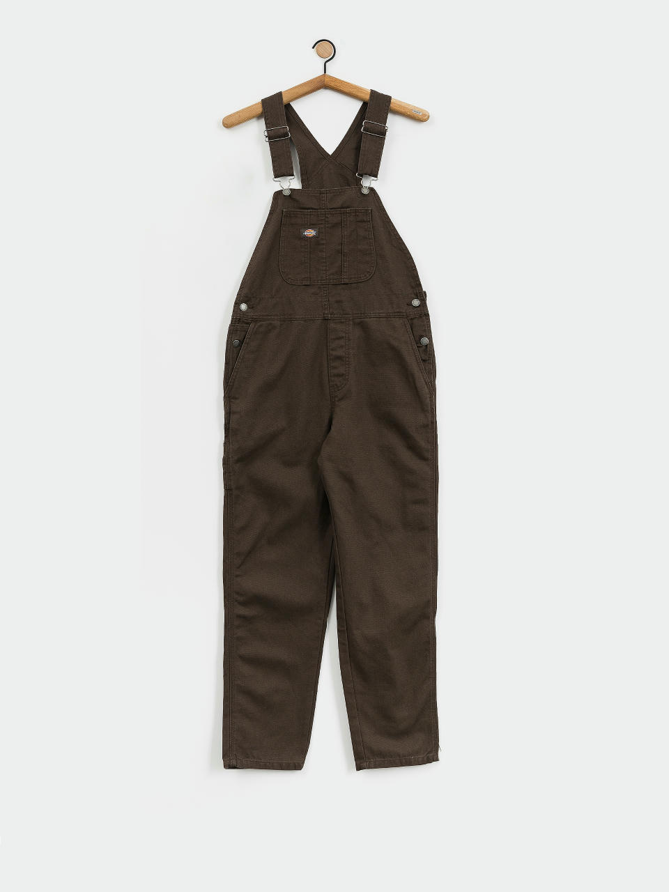 Dickies Duck Canvas Classic Bib Wmn Kisnadrág (dark brown)