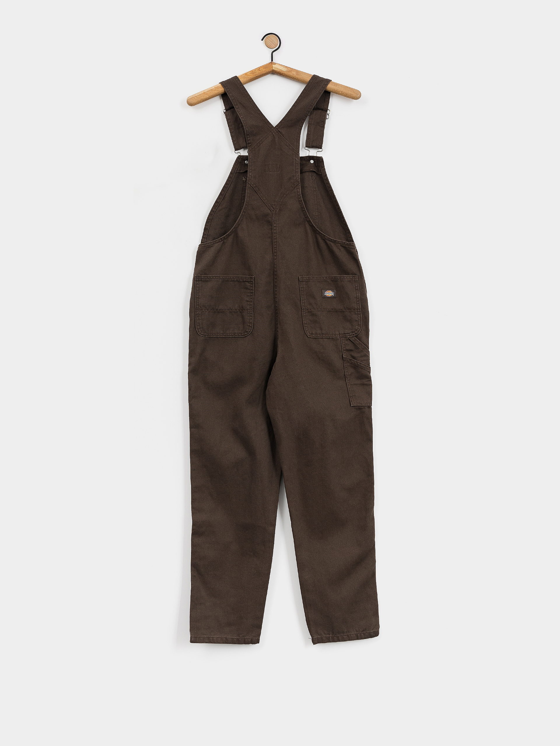 Dickies Duck Canvas Classic Bib Wmn Kisnadrág (dark brown)