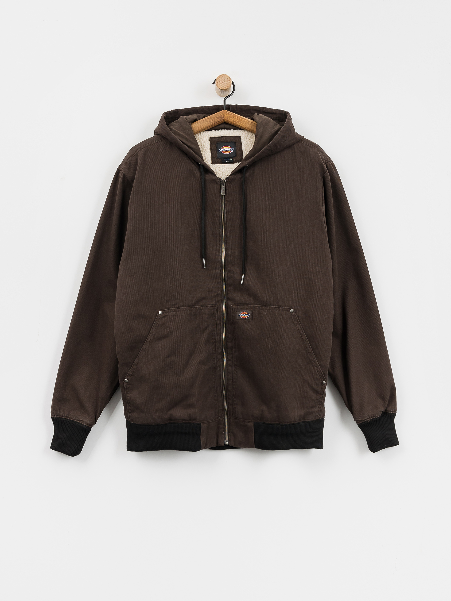 Dickies Hooded Duck Canvas Dzseki (dark brown)
