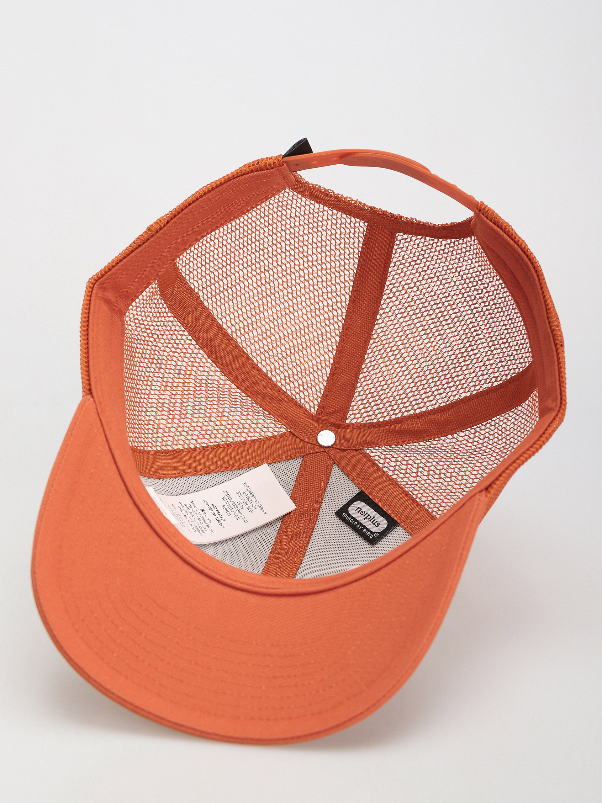 Patagonia P 6 Logo Trucker Baseball sapka (white w/redtail rust)