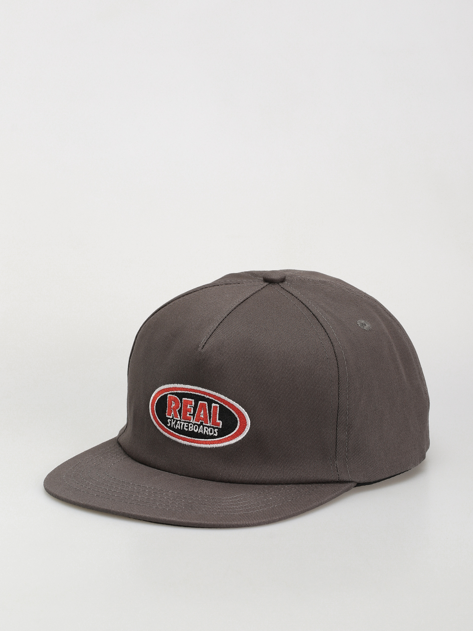 Real Oval Emb Snap Baseball sapka (charcoal)