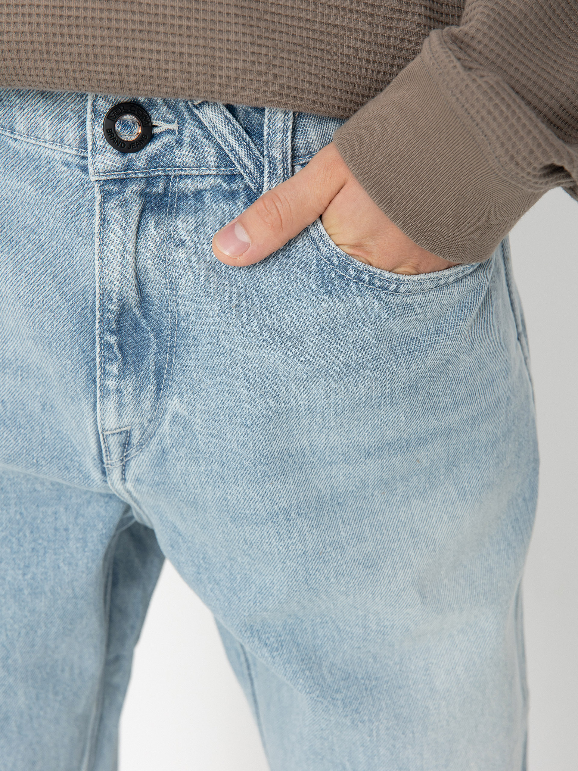 Volcom Modown Denim Kisnadrág (sandy indigo)