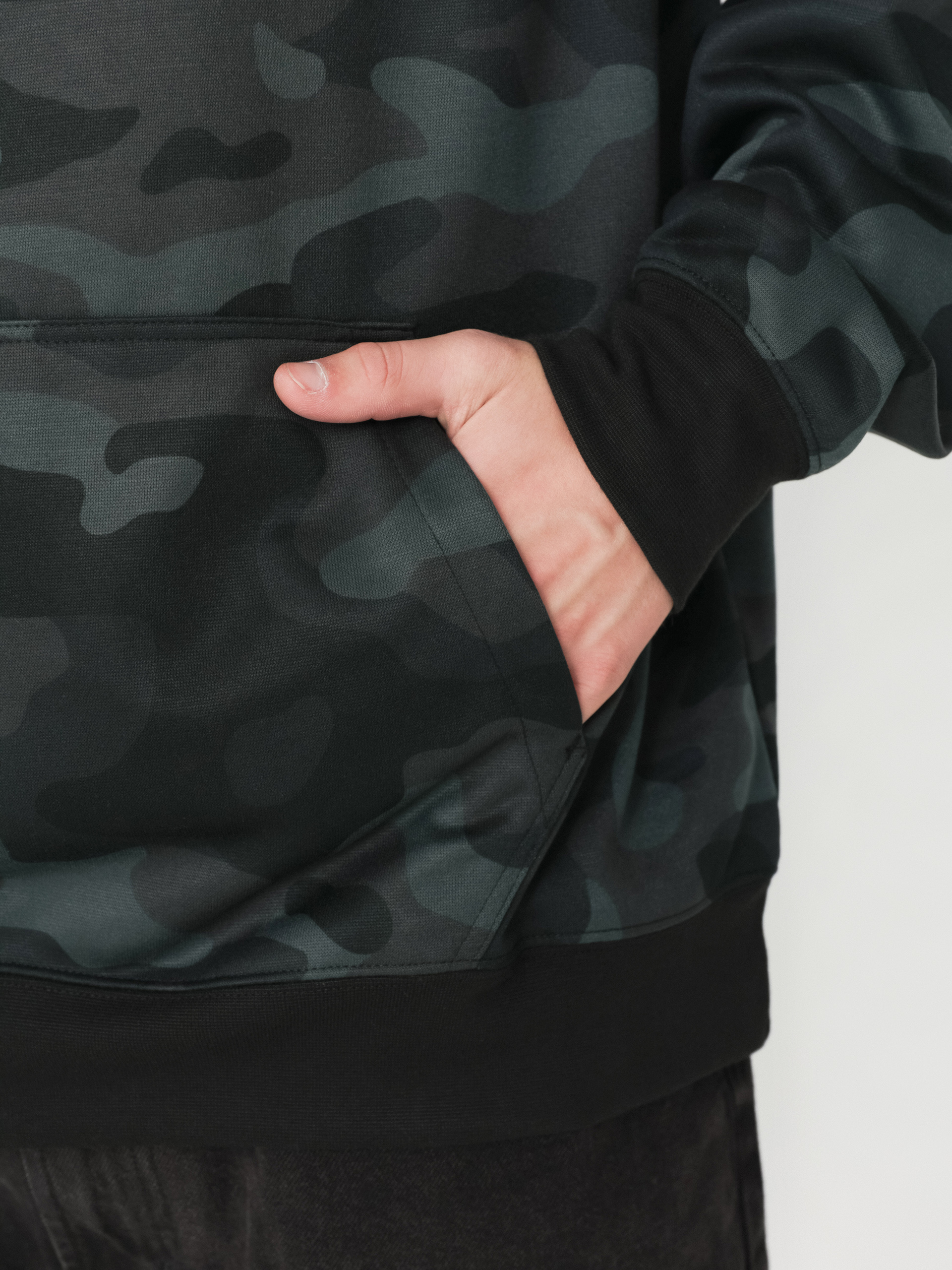 Kapucnis pulóver Fox Head Camo HD (black camo)