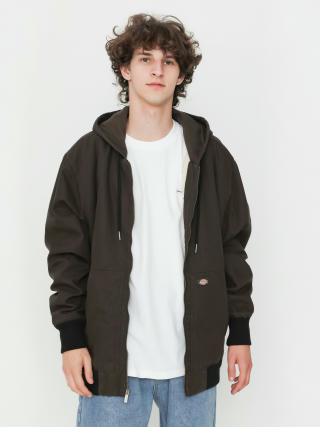 Dickies Hooded Duck Canvas Dzseki (dark brown)