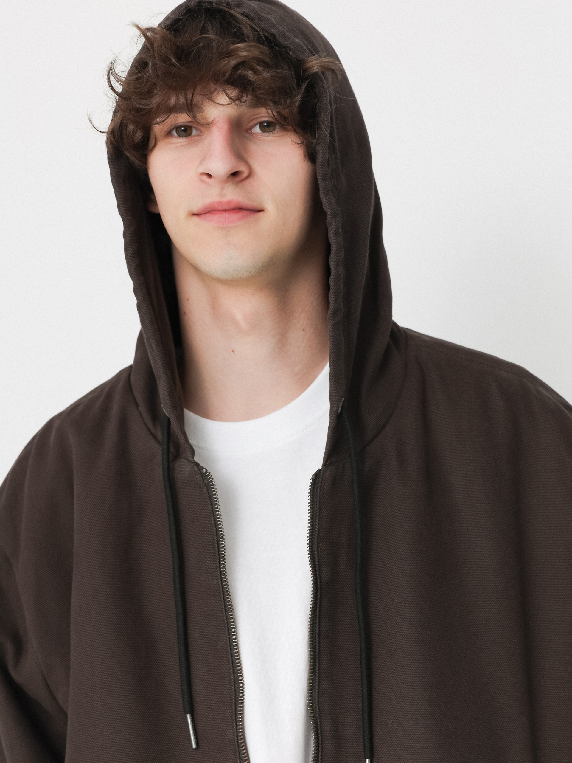 Dickies Hooded Duck Canvas Dzseki (dark brown)