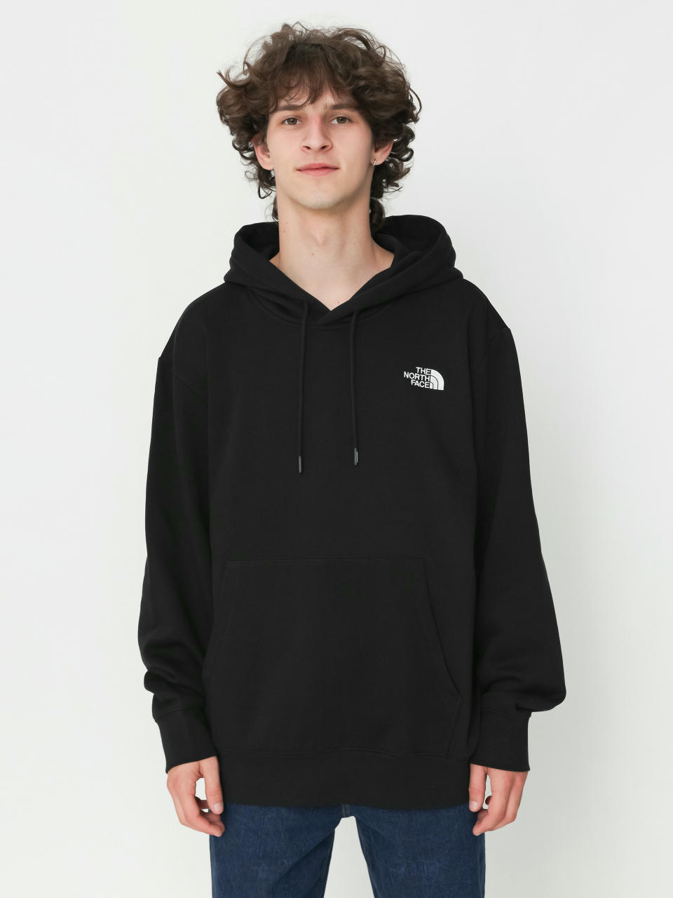 The North Face Essential Relaxed HD Kapucnis pulóver (tnf black)