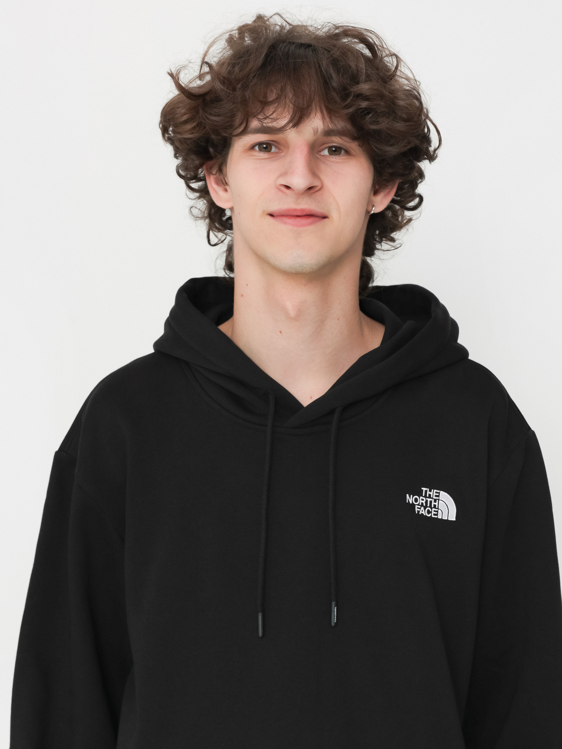 The North Face Essential Relaxed HD Kapucnis pulóver (tnf black)