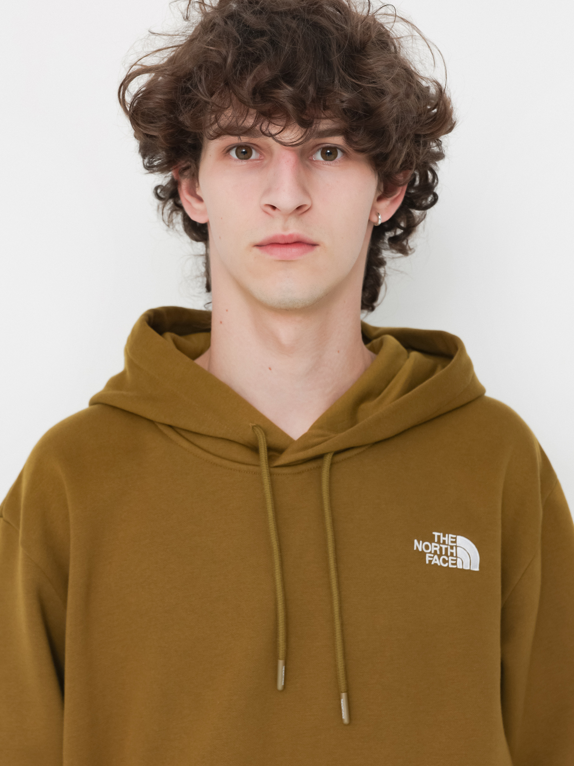 The North Face Essential Relaxed HD Kapucnis pulóver (moss green)