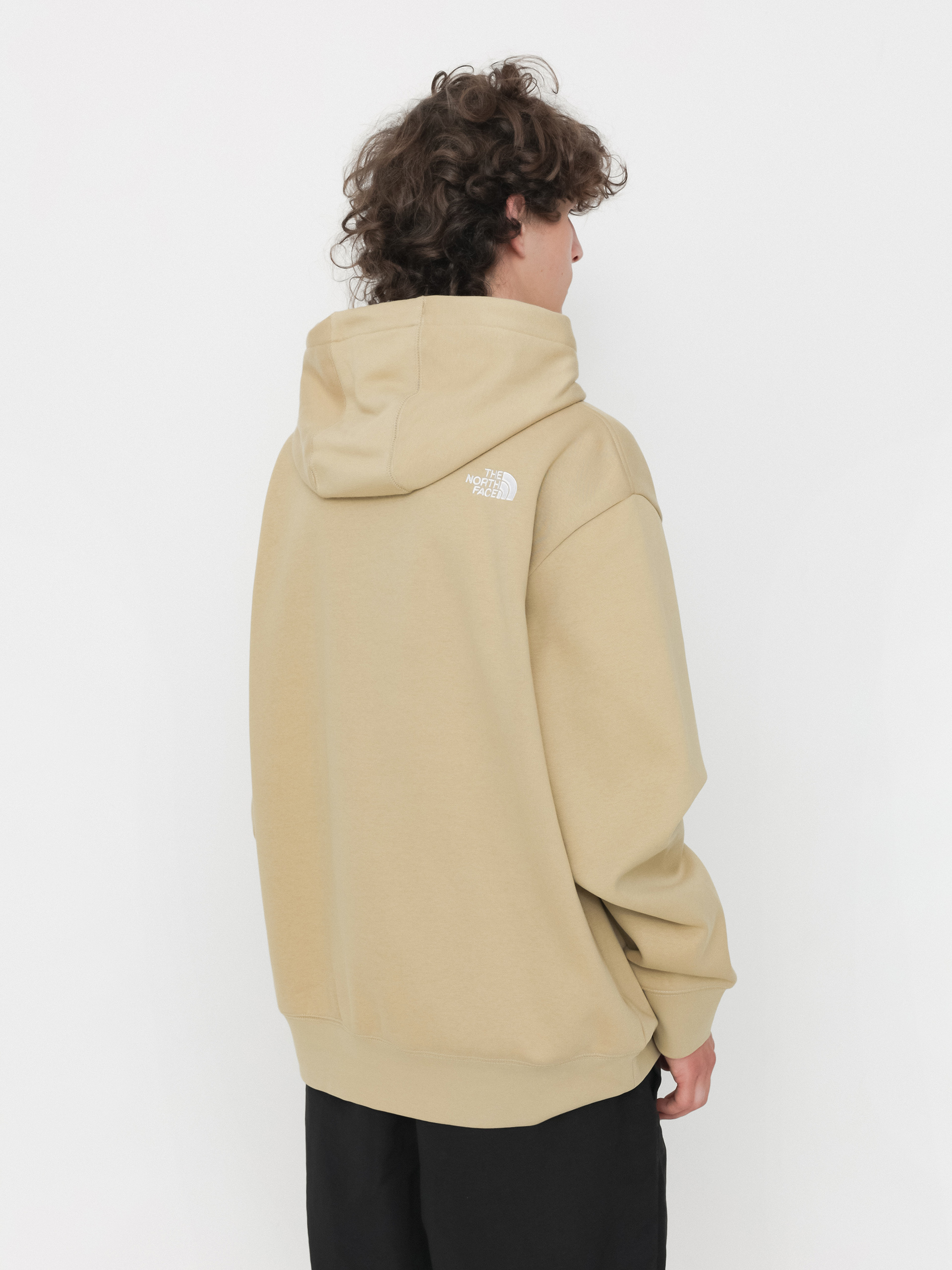 The North Face Essential Relaxed HD Kapucnis pulóver (khaki stone)