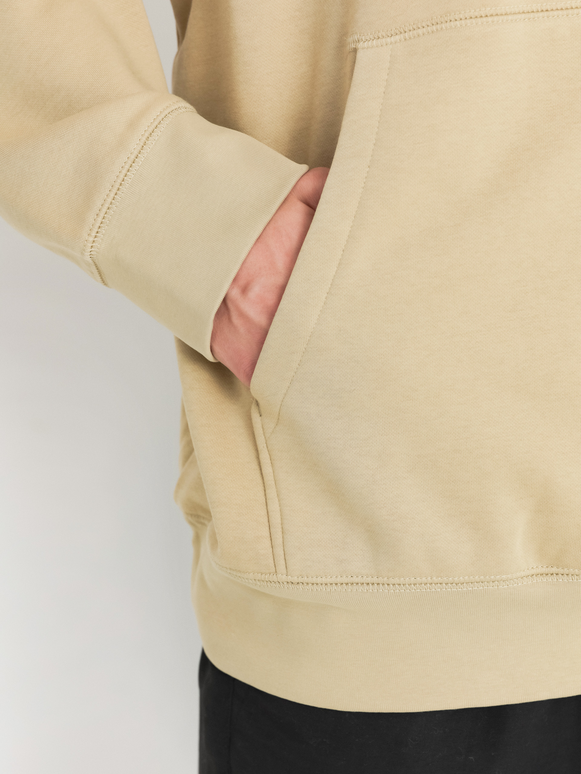 The North Face Essential Relaxed HD Kapucnis pulóver (khaki stone)