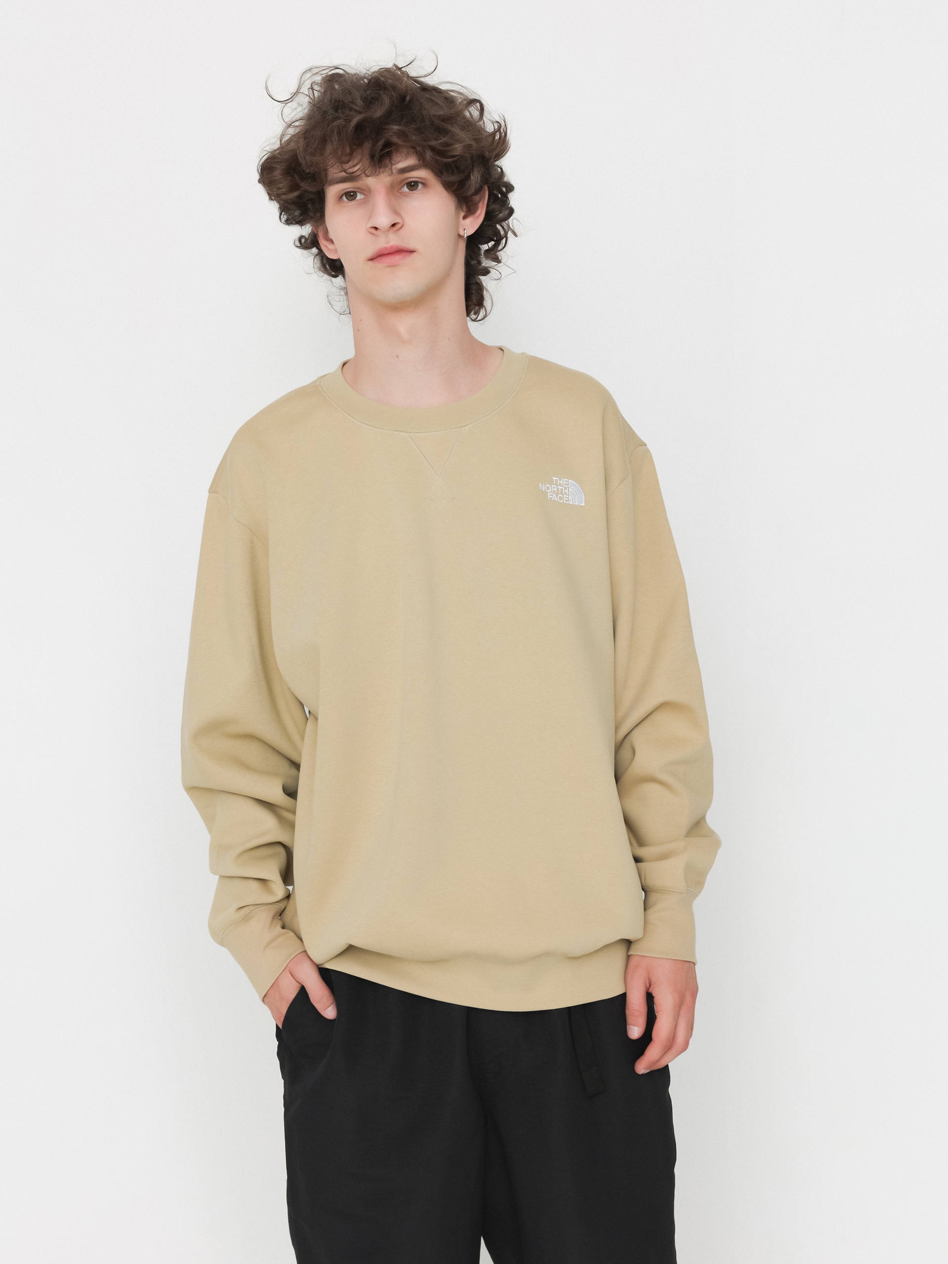 The North Face Essential Relaxed Pulóver (khaki stone)