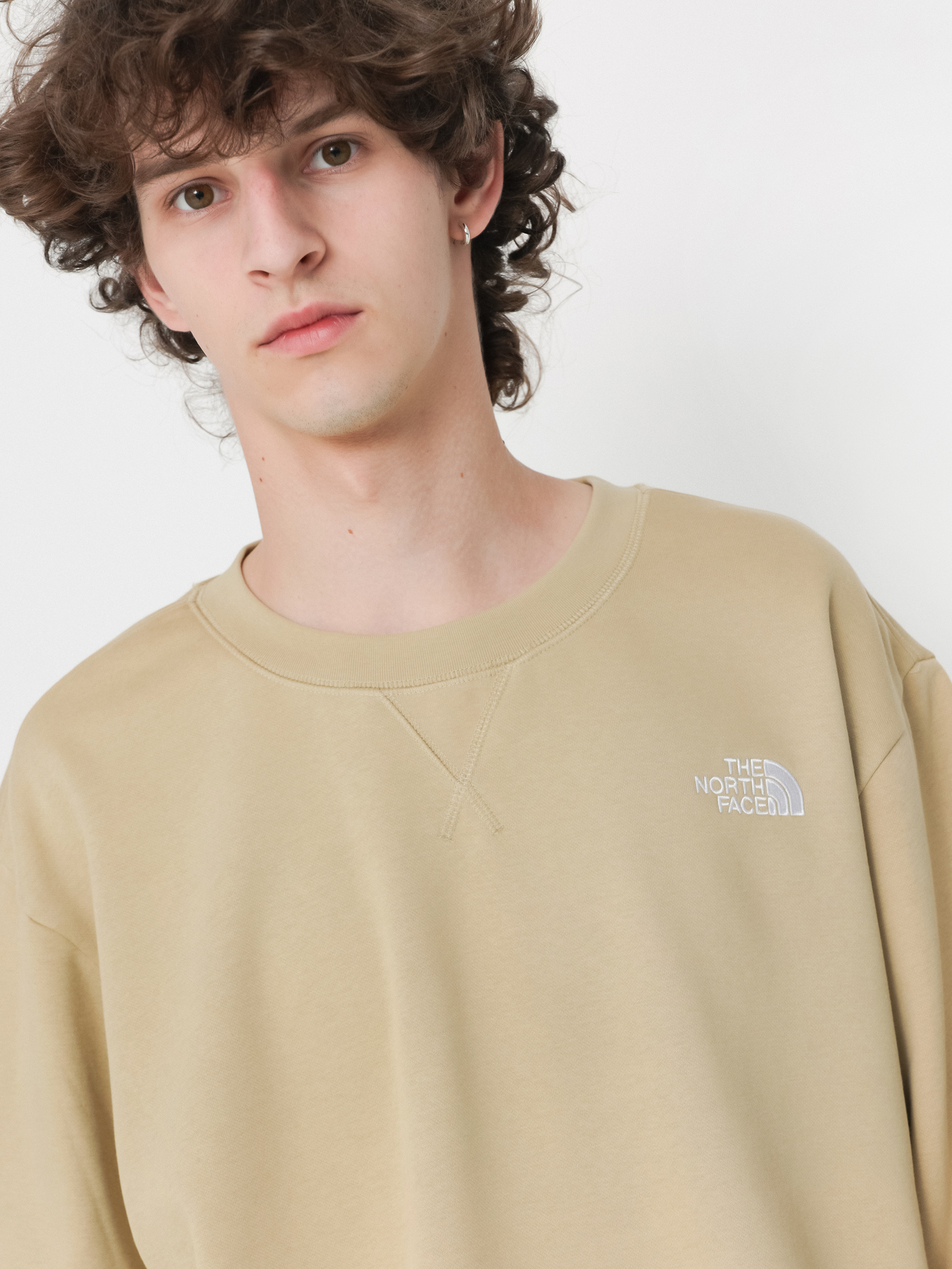 The North Face Essential Relaxed Pulóver (khaki stone)
