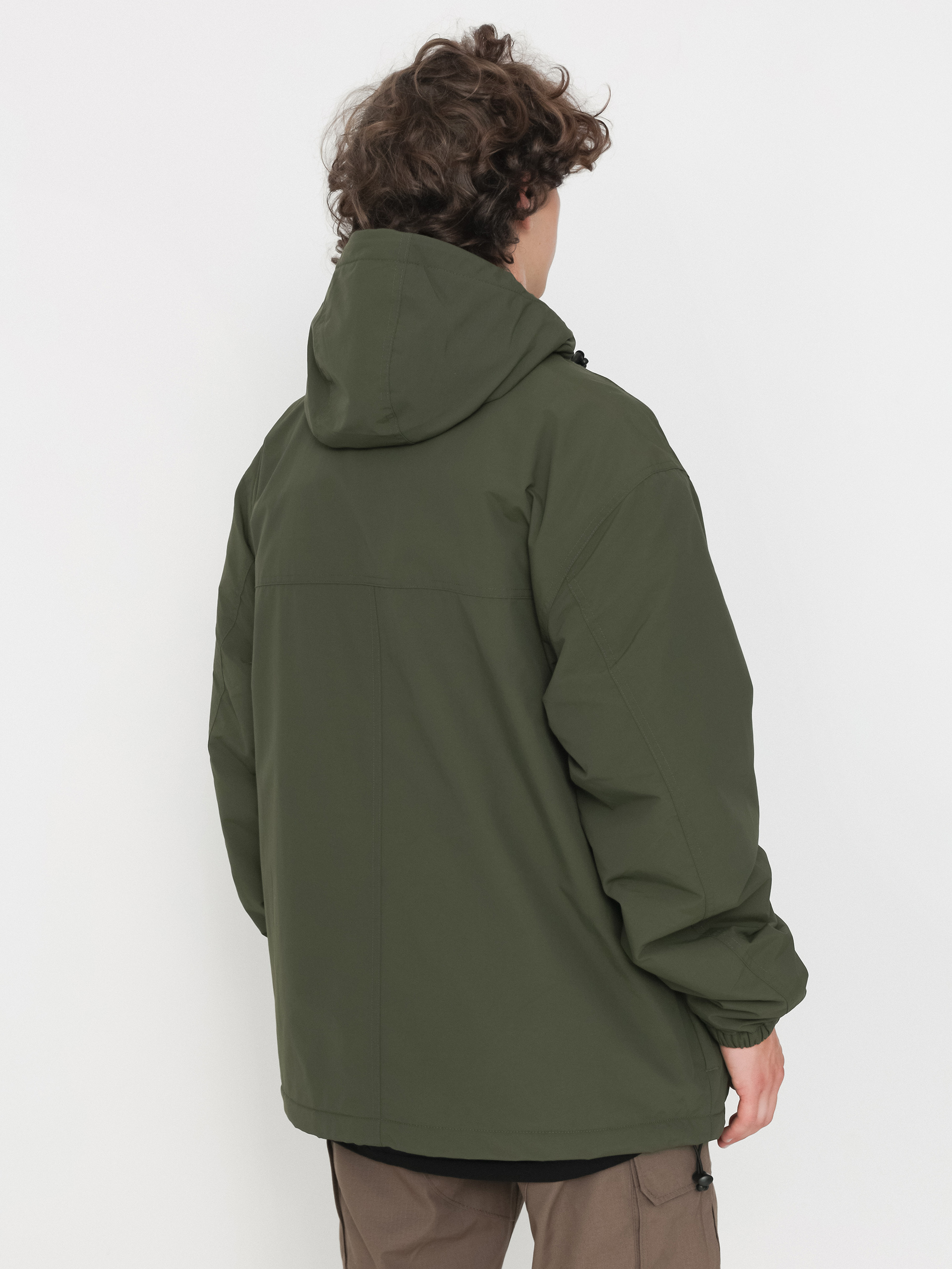 Dzseki Carhartt WIP Windbreaker Pullover (office green/white)