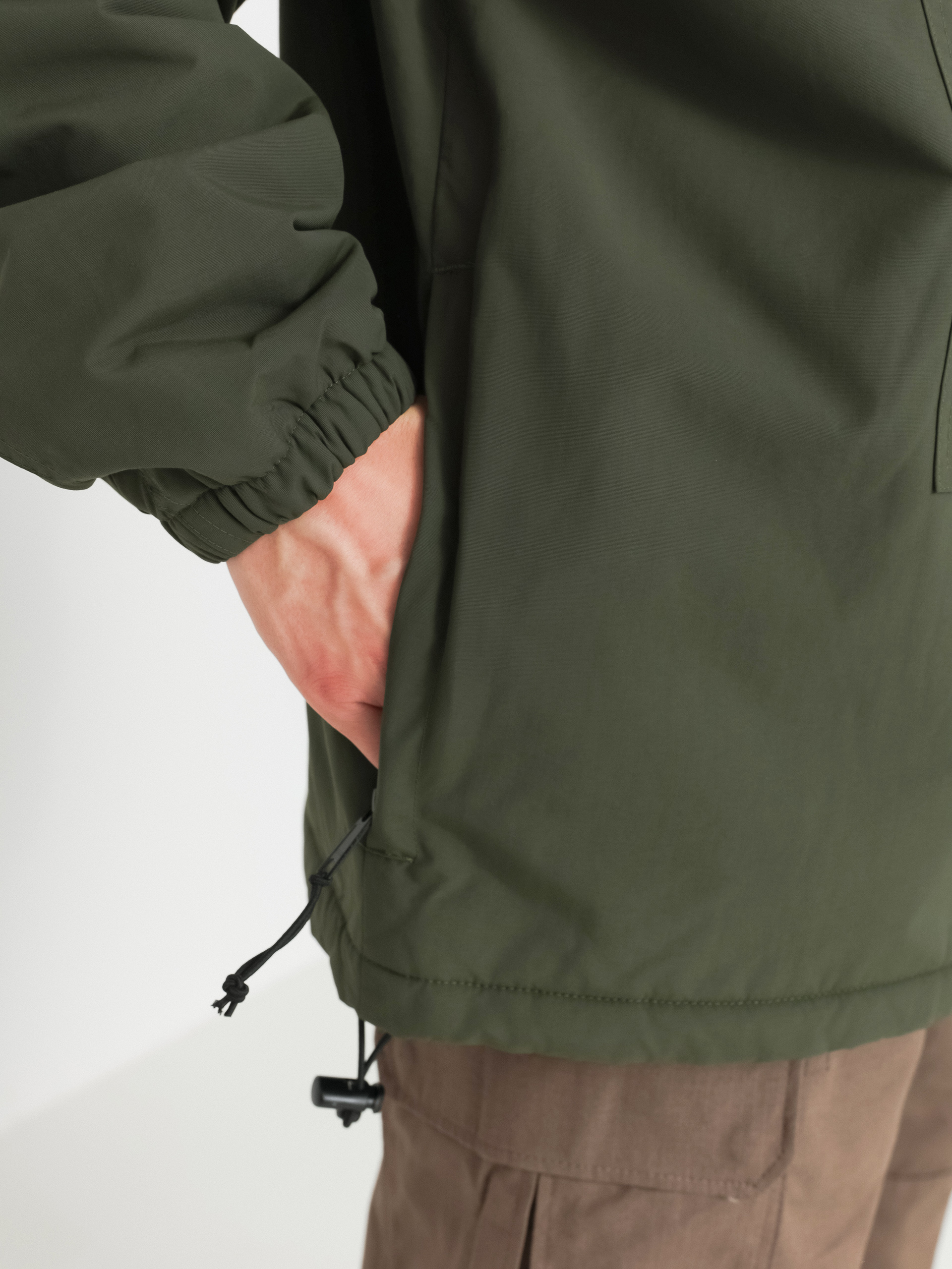 Dzseki Carhartt WIP Windbreaker Pullover (office green/white)