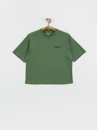 Carhartt WIP Fold Leo Wmn Póló (duck green)