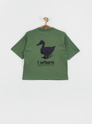 Carhartt WIP Fold Leo Wmn Póló (duck green)