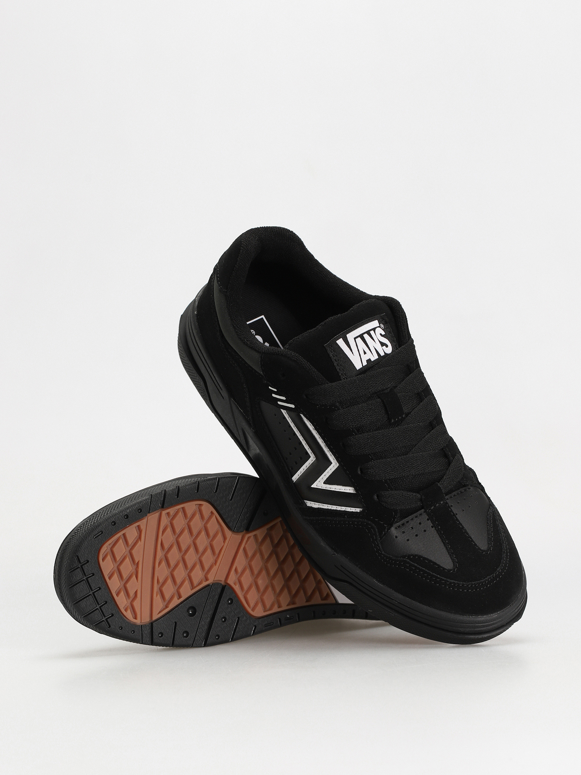 Vans Upland Cipők (black/black/white)