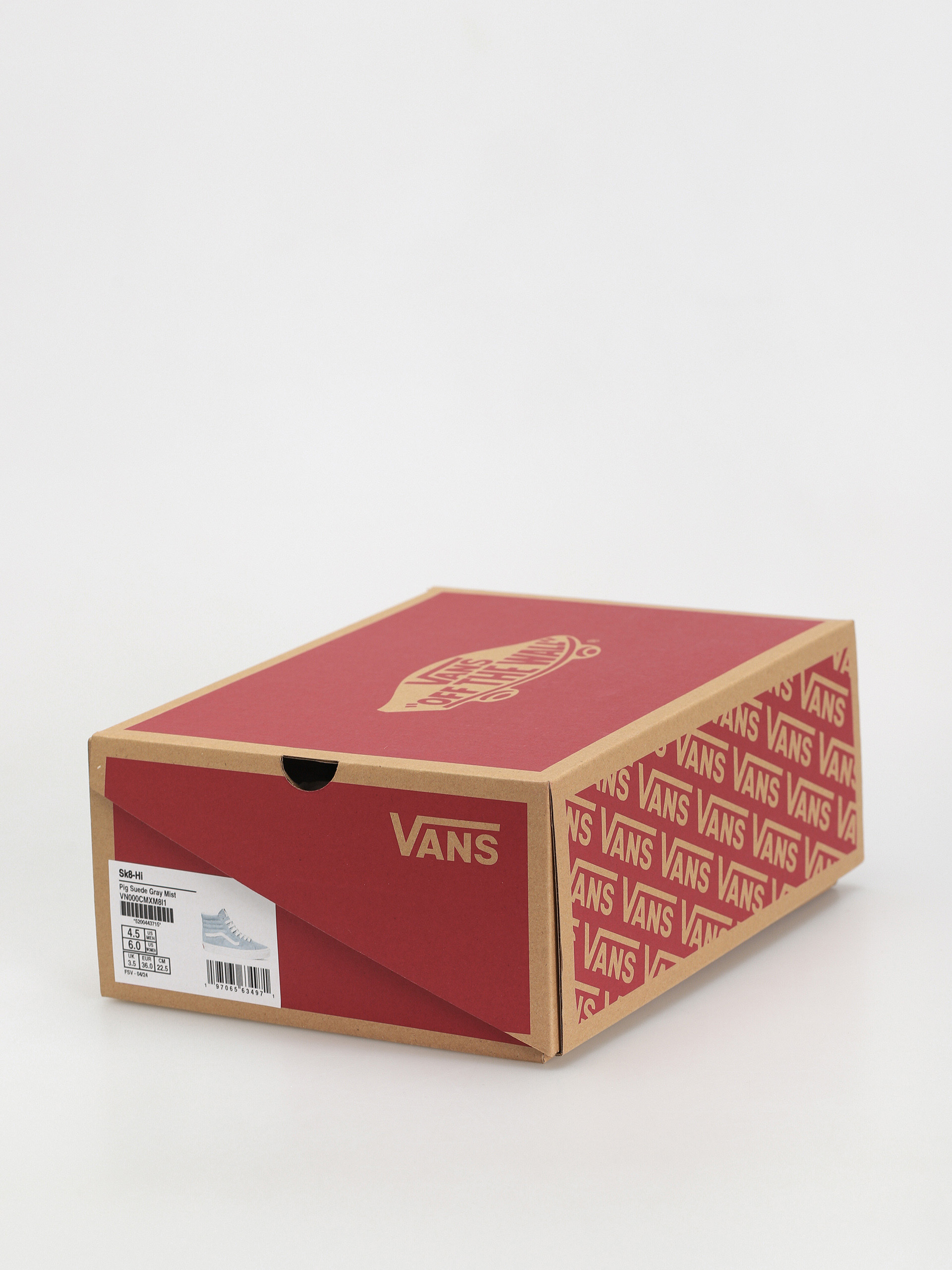 Vans Sk8 Hi Cipők (pig suede gray mist)