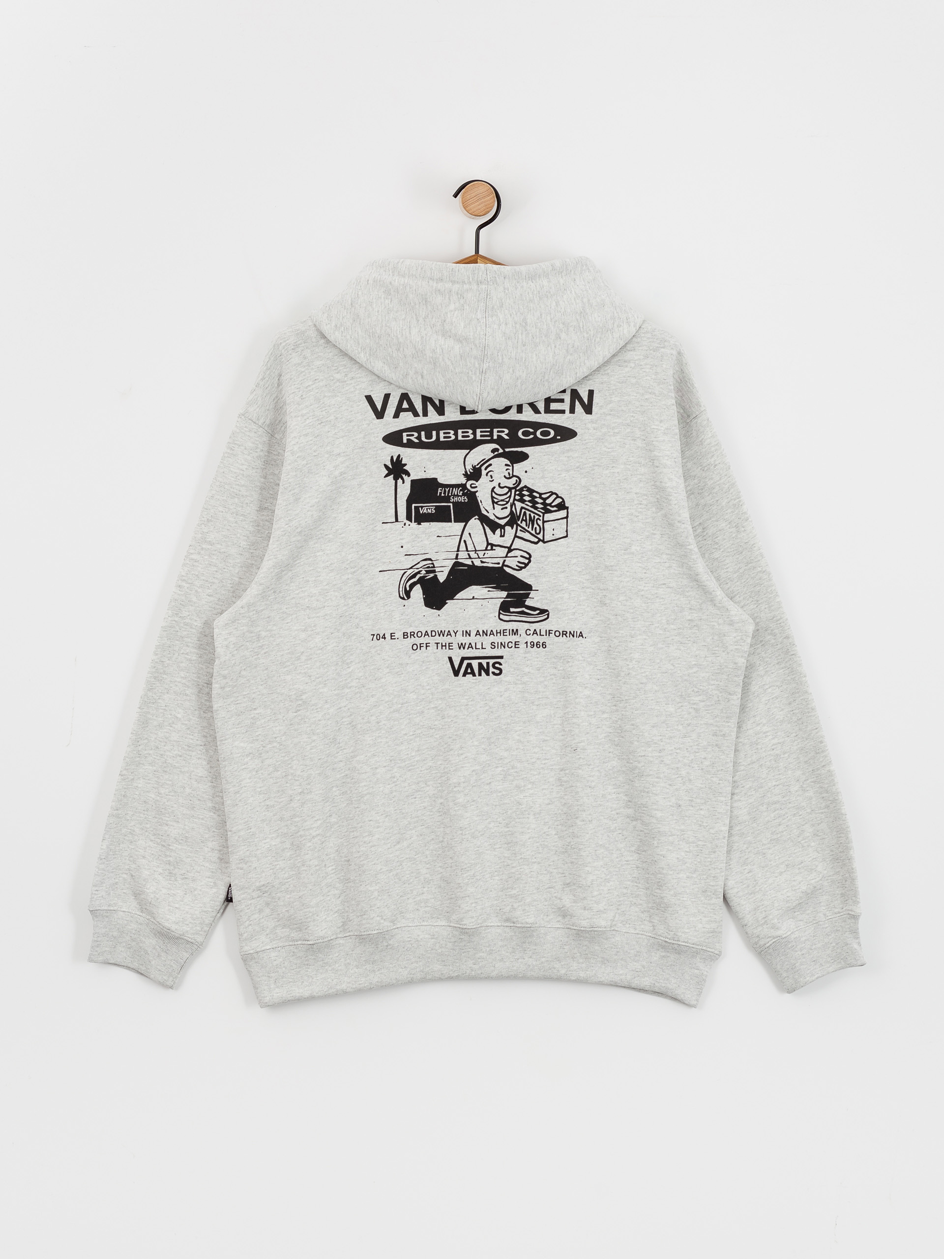 Vans Fun Gfx Loose HD Kapucnis pulóver (light grey heather)