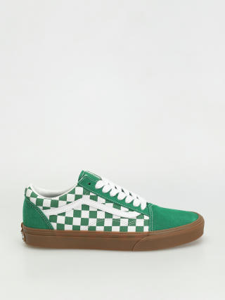 Vans Old Skool Cipők (fat lace checker green)