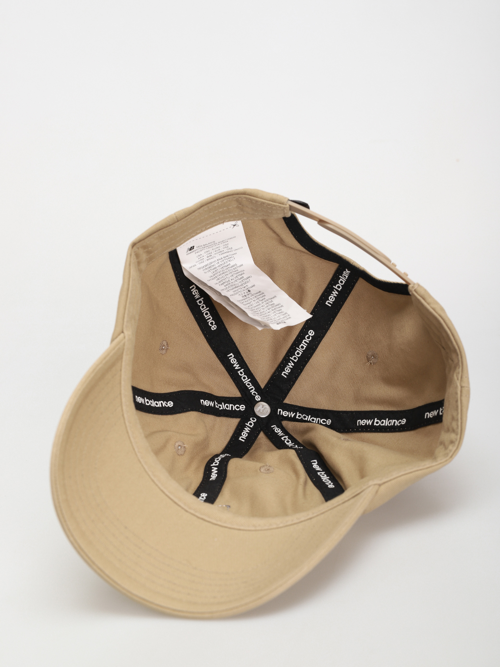 New Balance 6 Panel Block N Snapback Baseball sapka (stoneware)