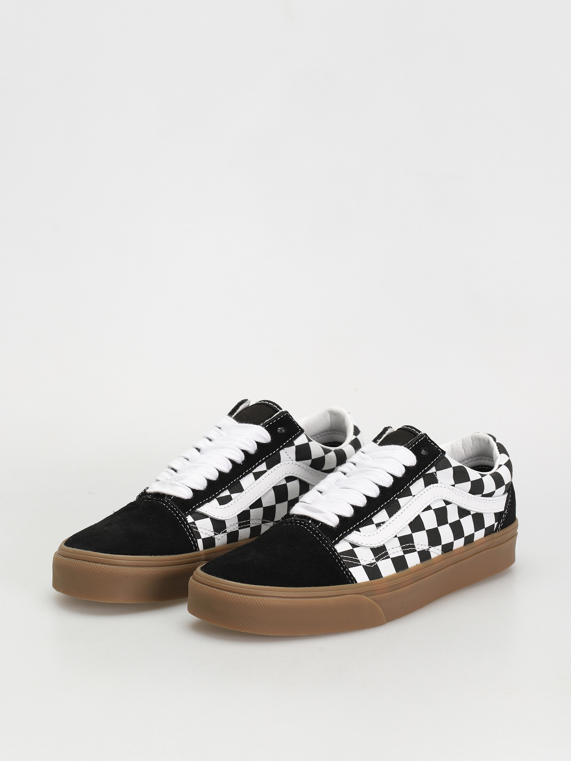 Vans Old Skool Cipők (fat lace checker black)