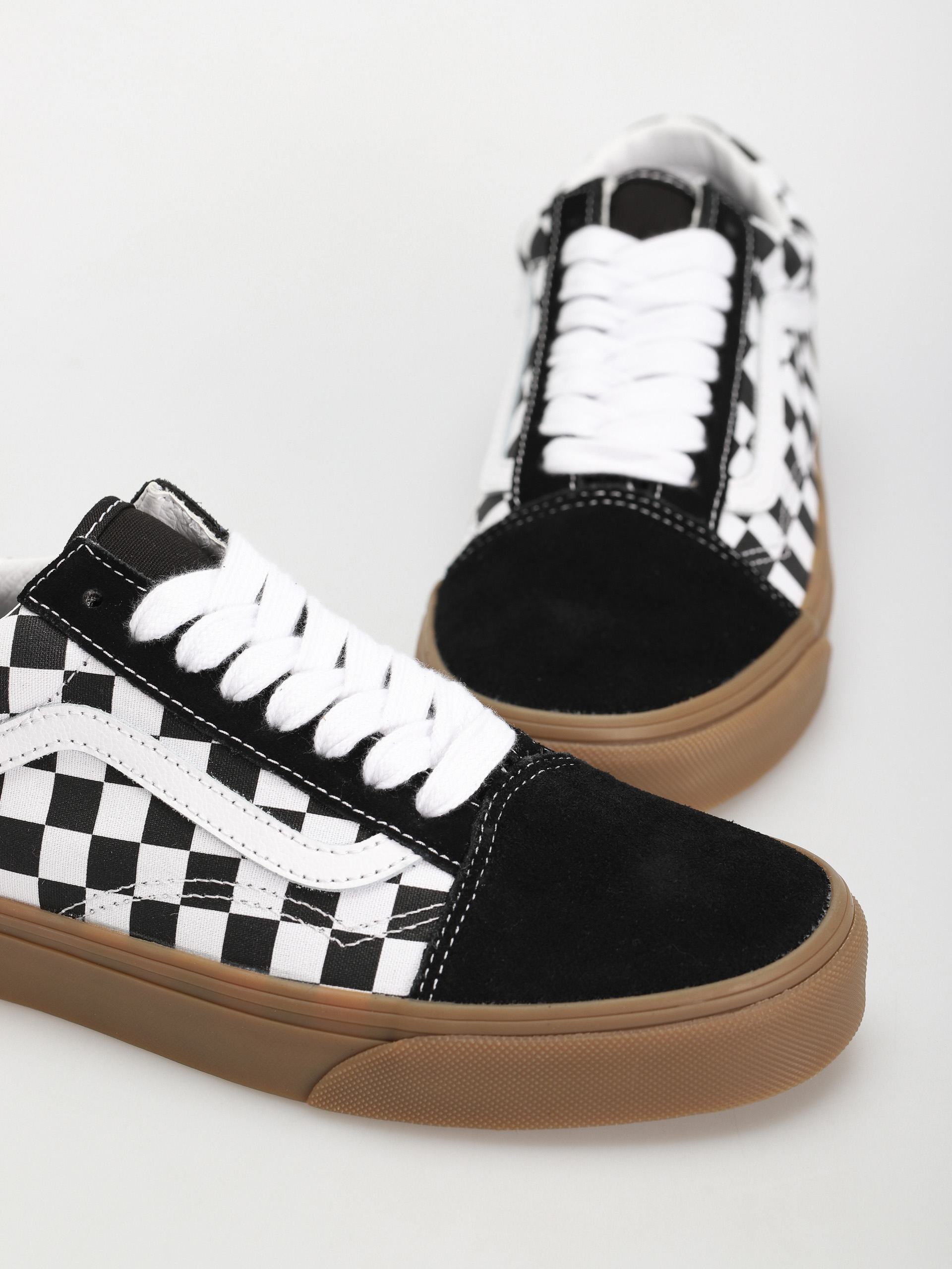 Vans Old Skool Cipők (fat lace checker black)
