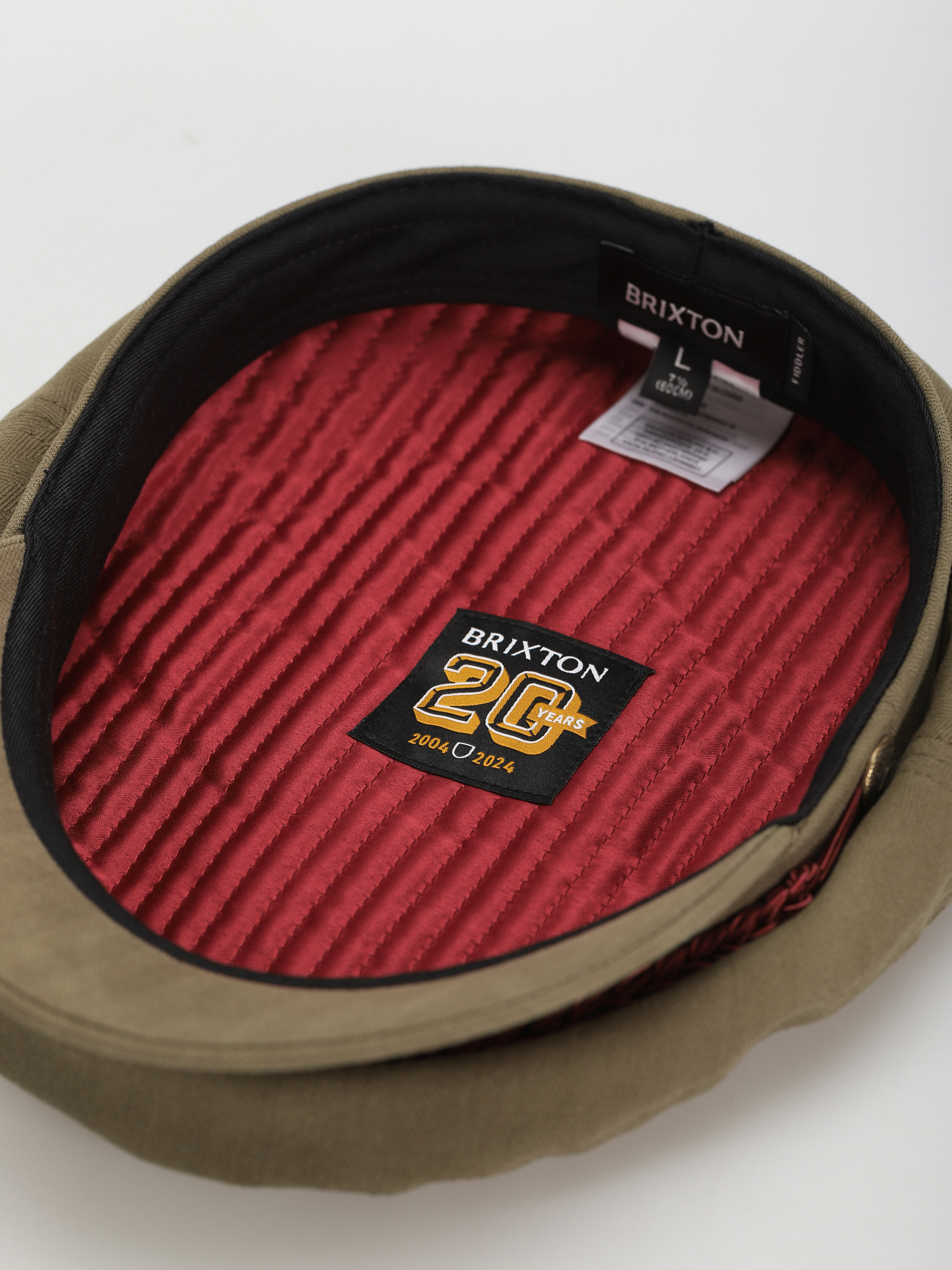 Brixton 20Th Anniversary Fiddler Cap Flat cap (olive)