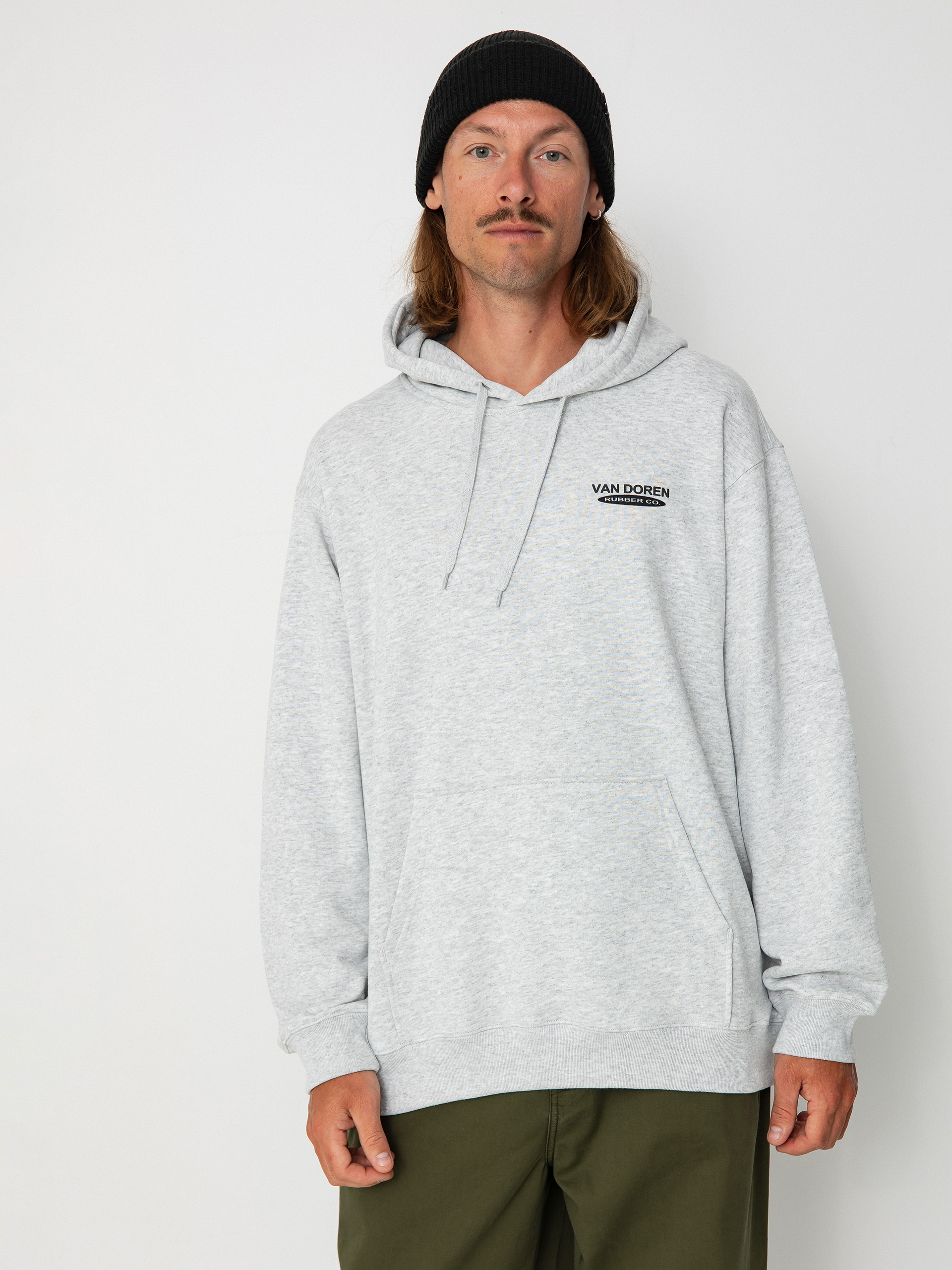 Vans Fun Gfx Loose HD Kapucnis pulóver (light grey heather)