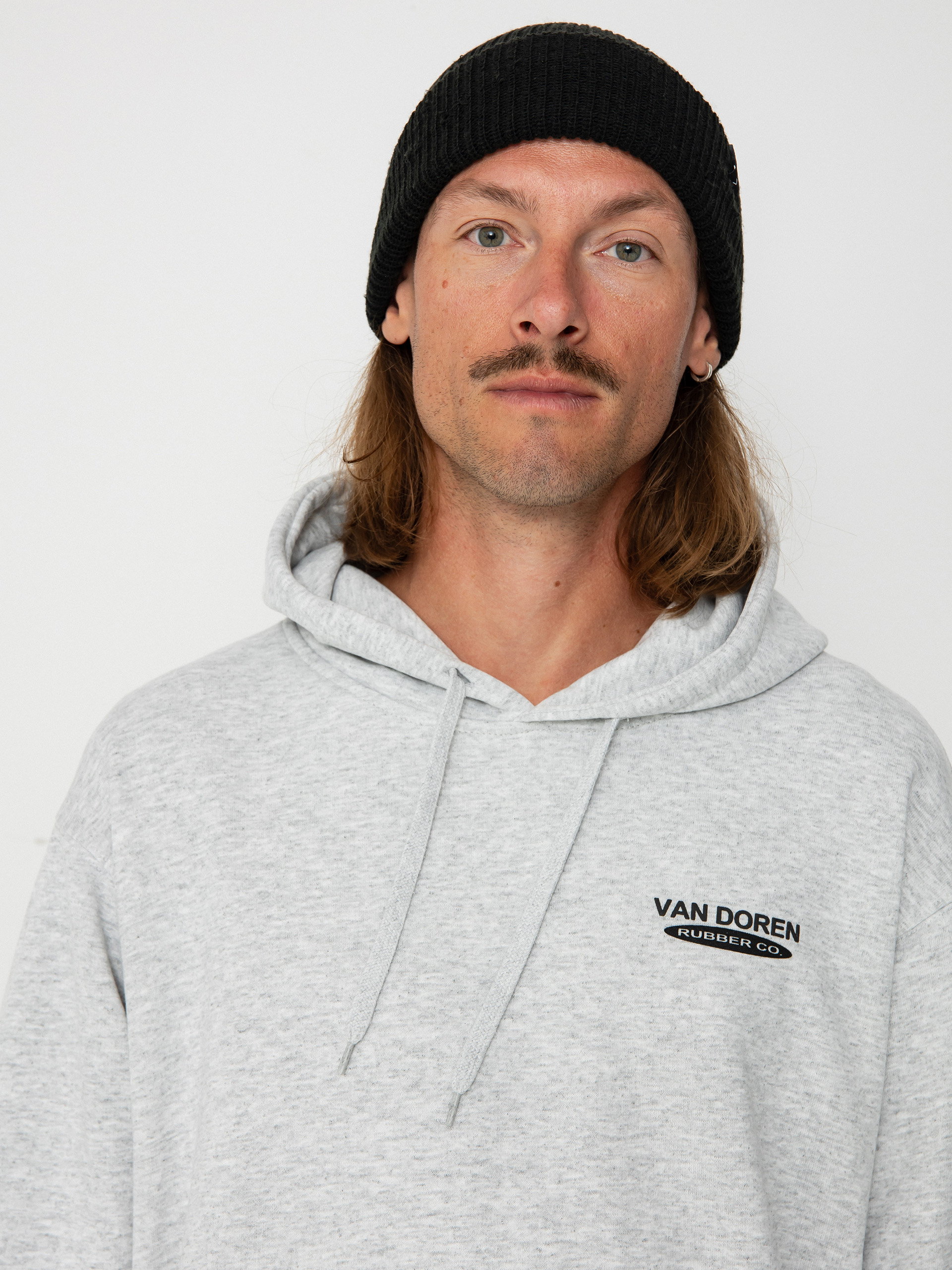 Vans Fun Gfx Loose HD Kapucnis pulóver (light grey heather)