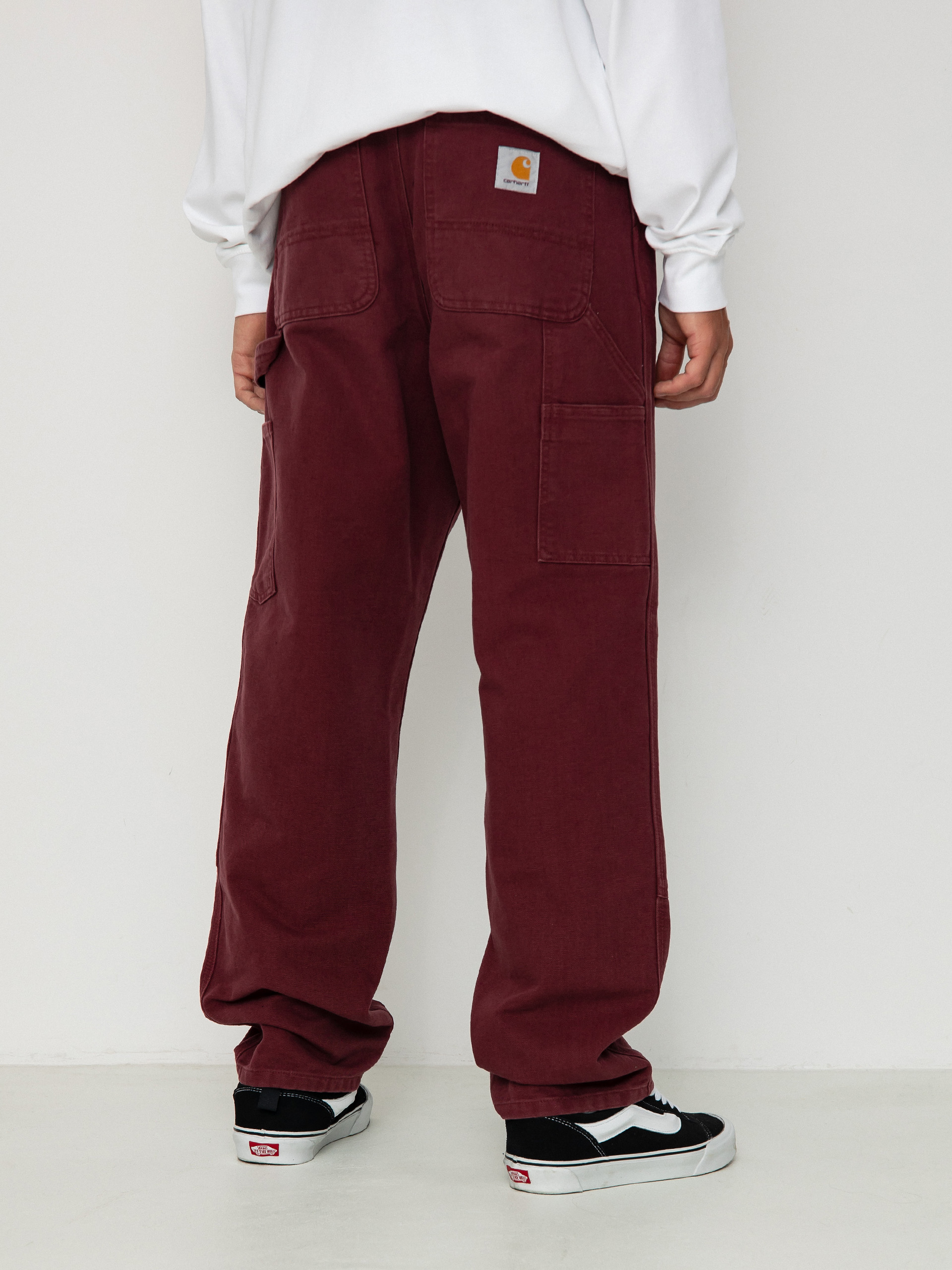 Carhartt WIP Double Knee Kisnadrág (malbec)