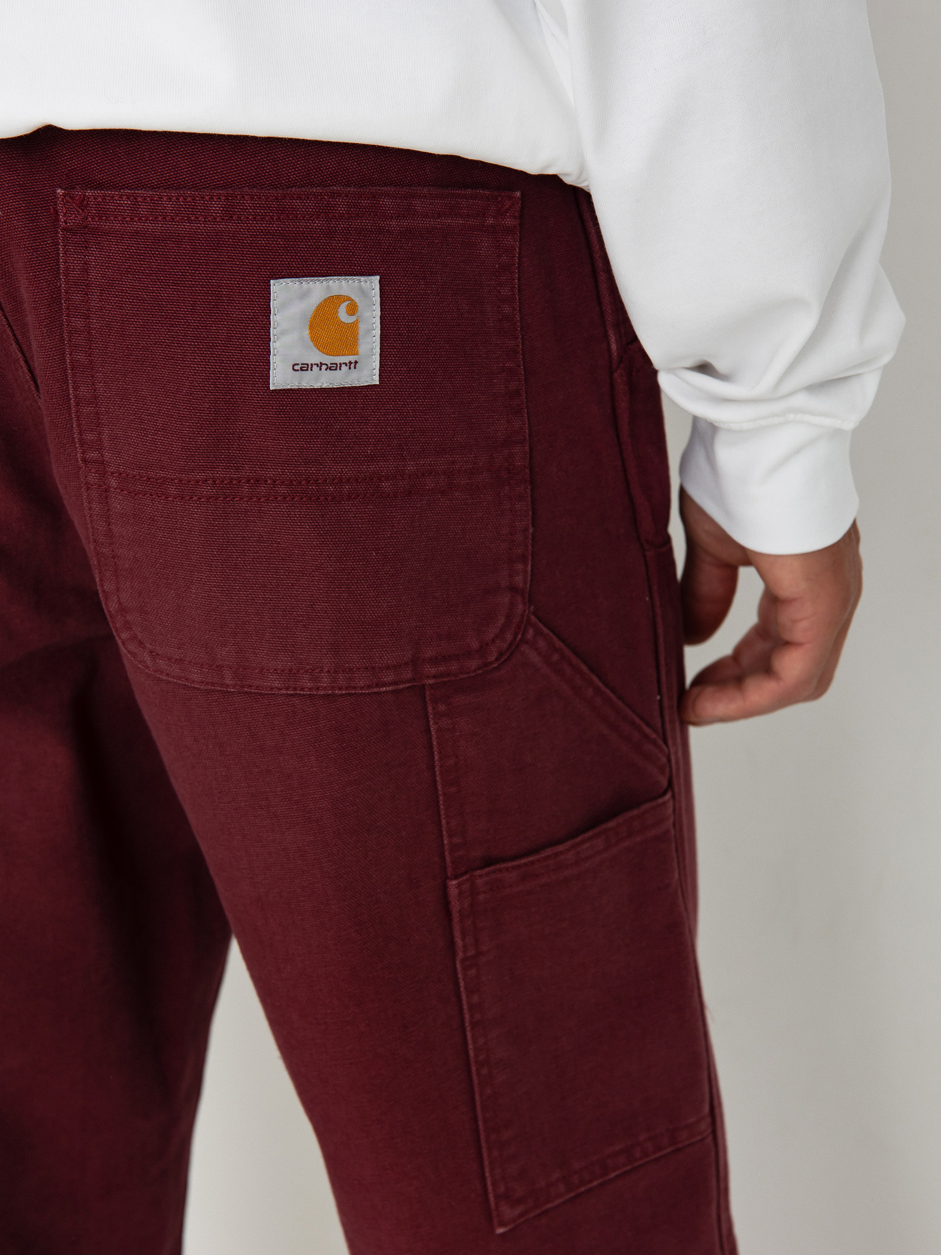 Carhartt WIP Double Knee Kisnadrág (malbec)