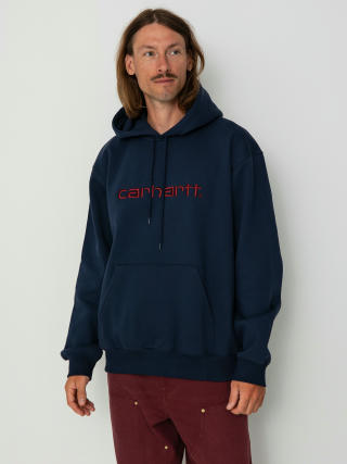 Carhartt WIP Carhartt HD Kapucnis pulóver (air force blue/malbec)