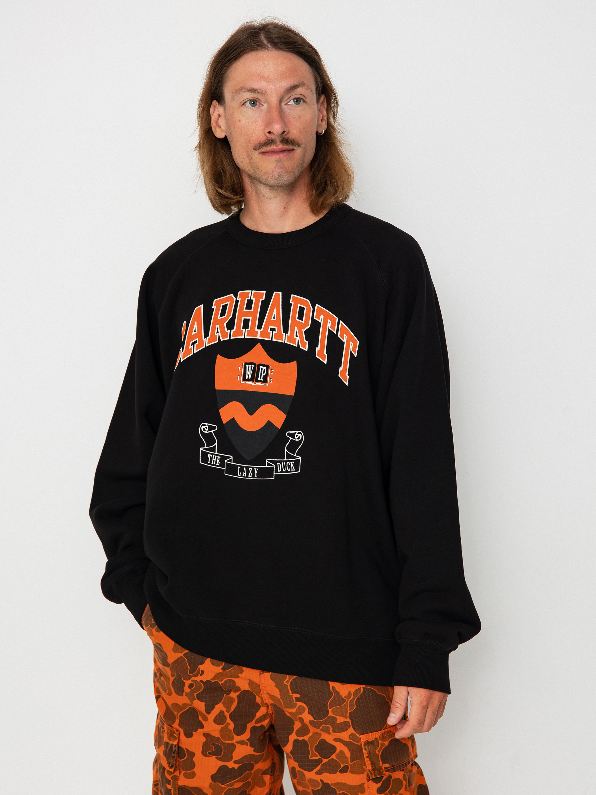 Carhartt WIP Lazy Duck Academy Pulu00f3ver (black)