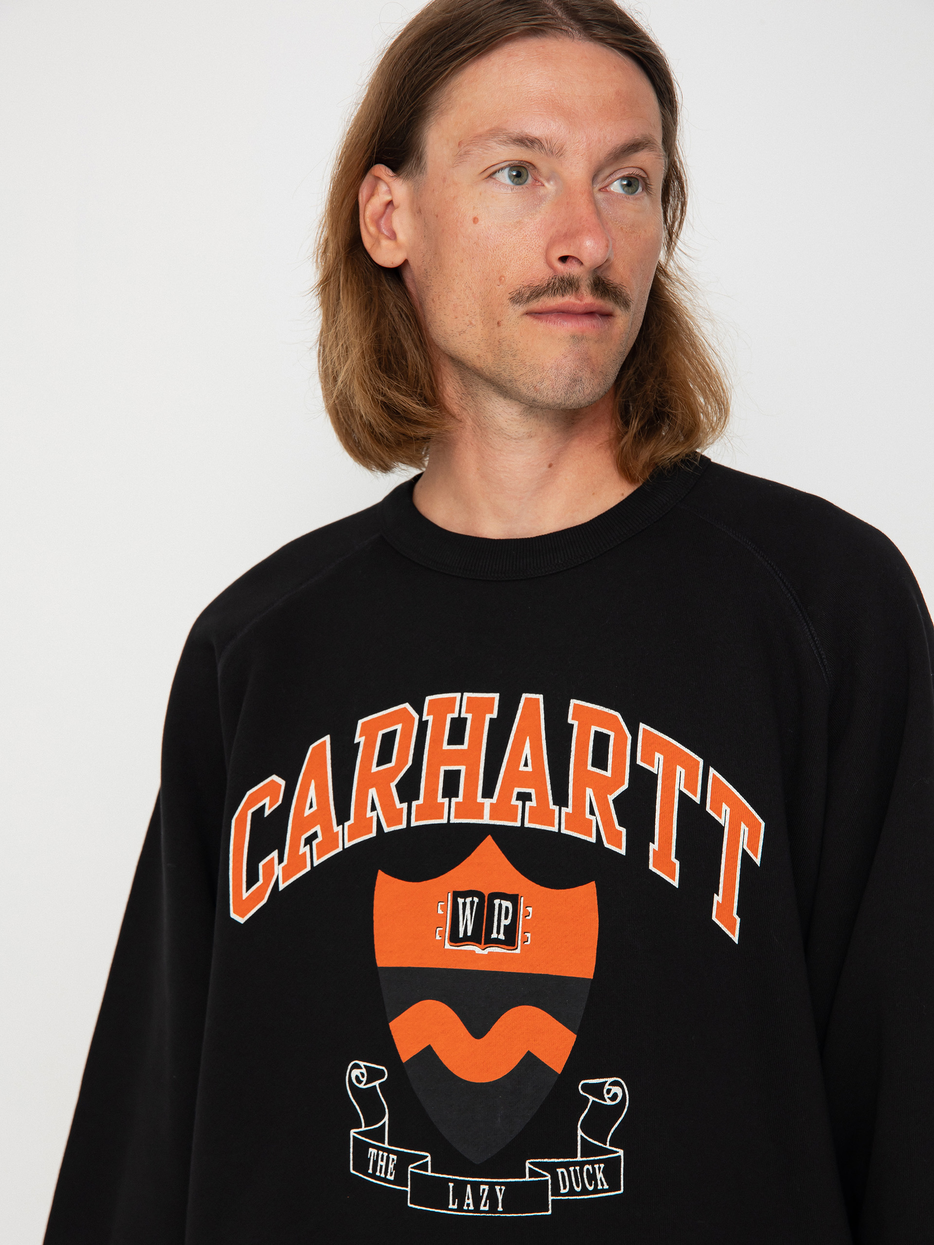 Carhartt WIP Lazy Duck Academy Pulóver (black)