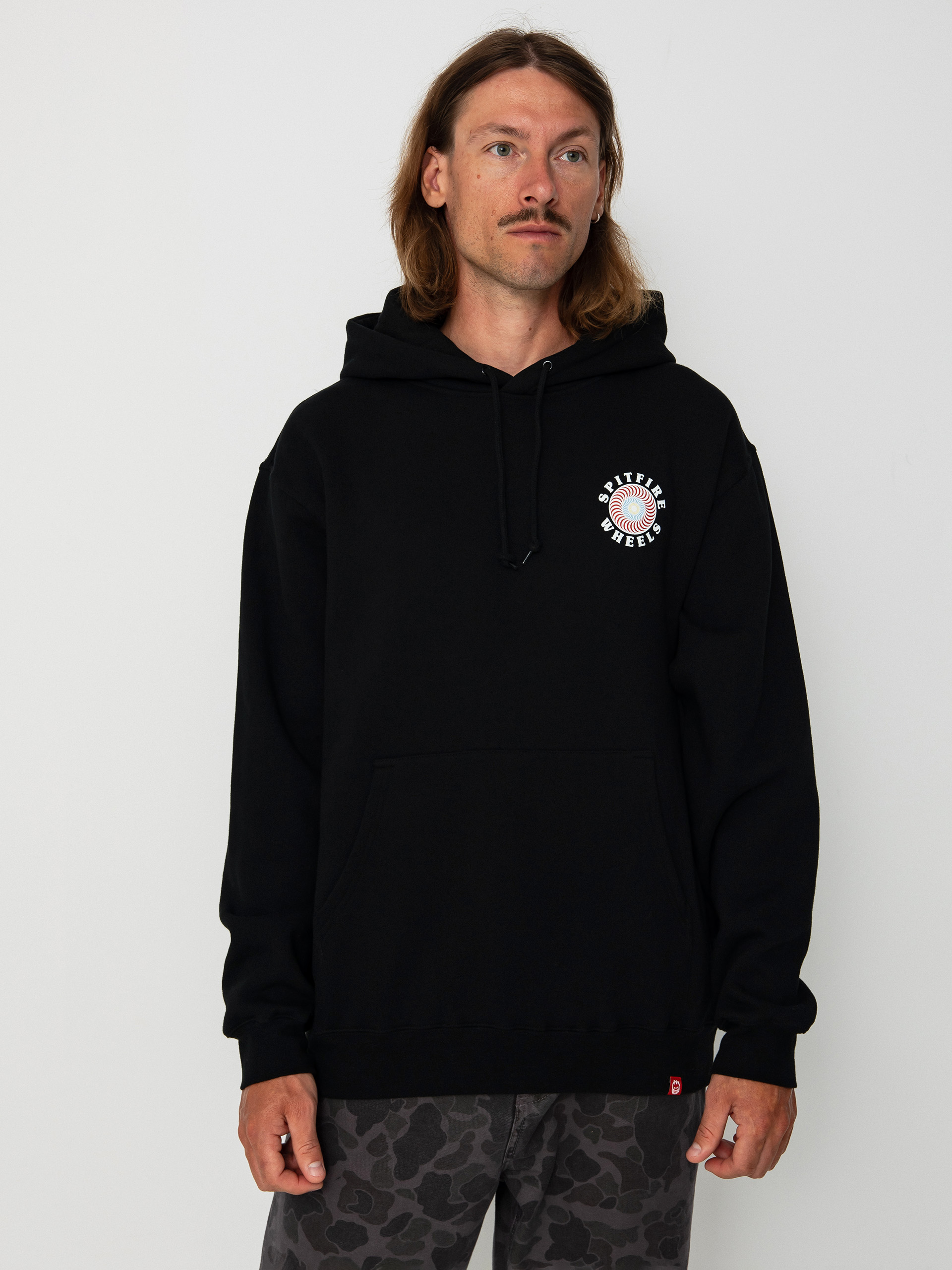 Spitfire Og Classic Fill HD Kapucnis pulóver (black/multi)