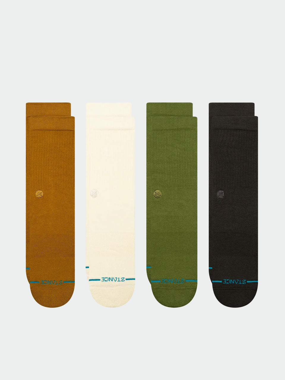 Zokni Stance Icon Crew 4 Pack (gold)