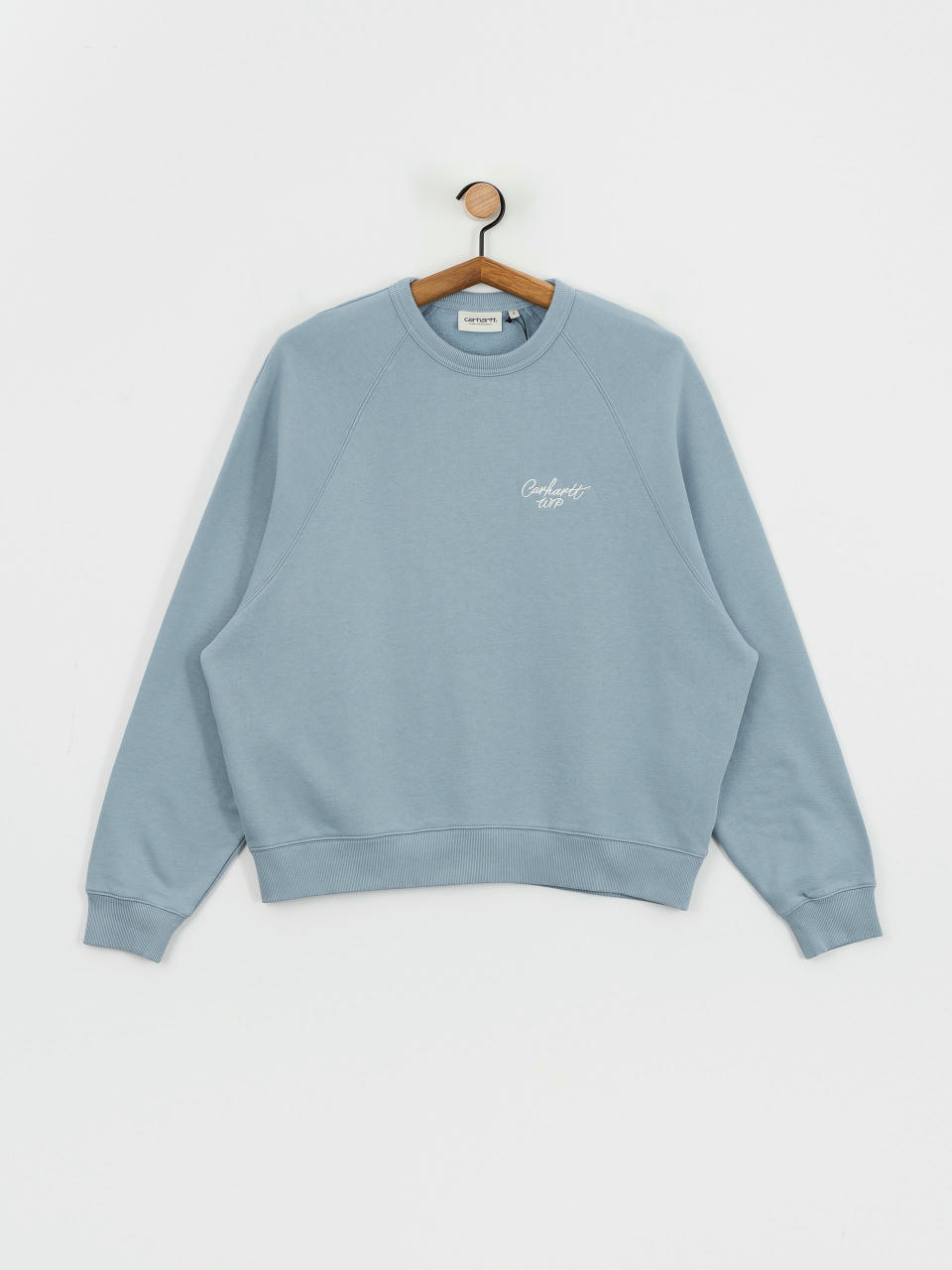 Carhartt WIP Signature Wmn Pulóver (dusty ice/white)