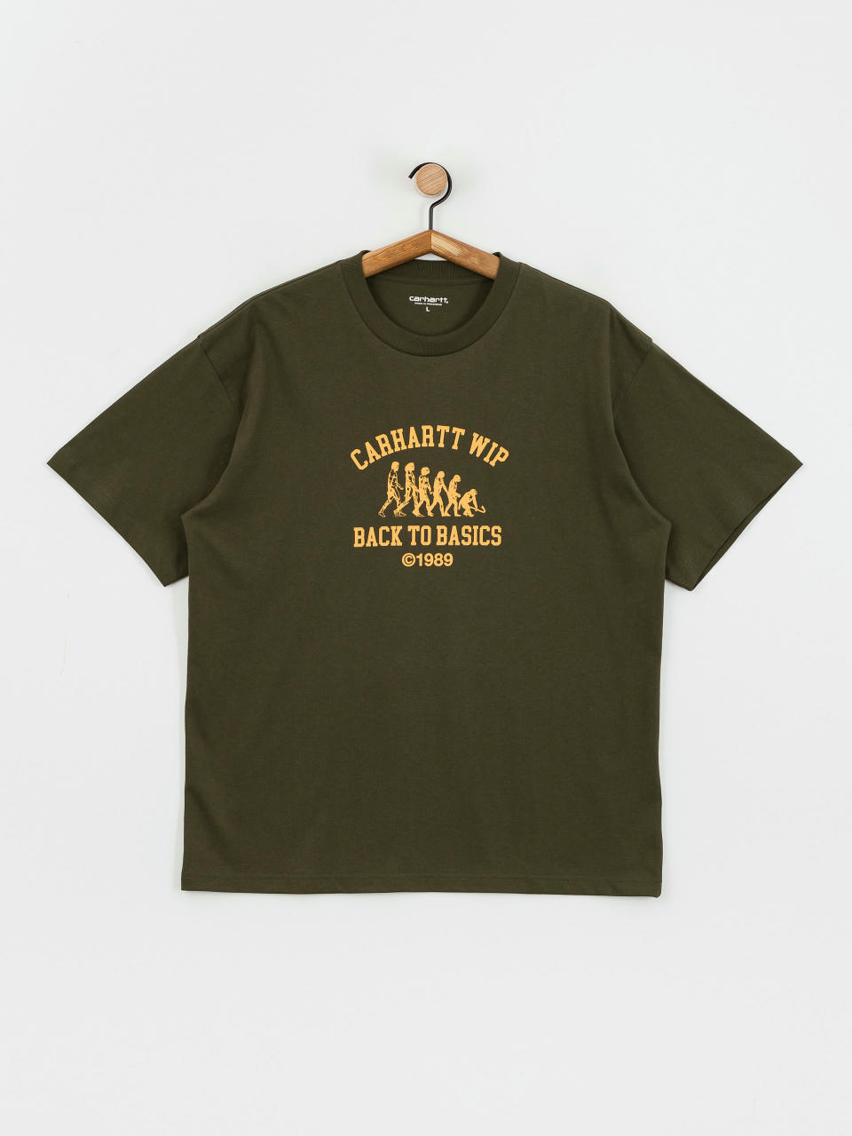 Carhartt WIP Basics Póló (office green/winter spice)