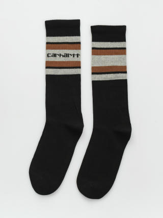 Carhartt WIP Connors Zokni (black/grey heather/hamilton brown)