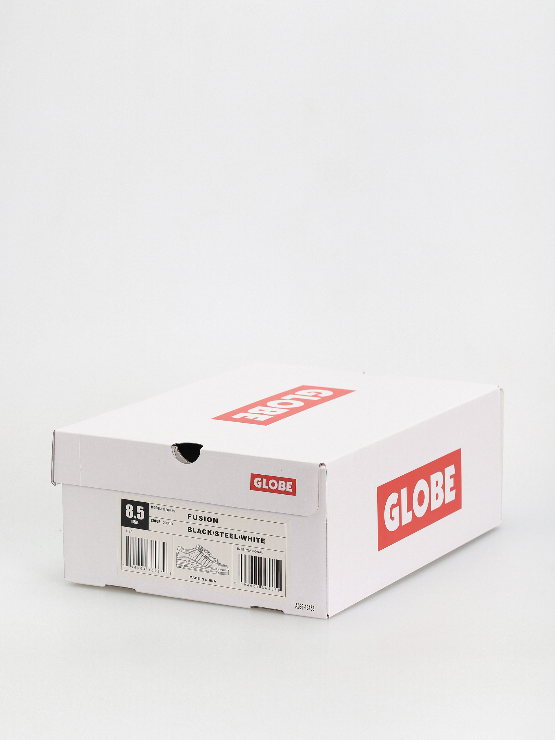 Globe Fusion Cipők (black/steel/white)