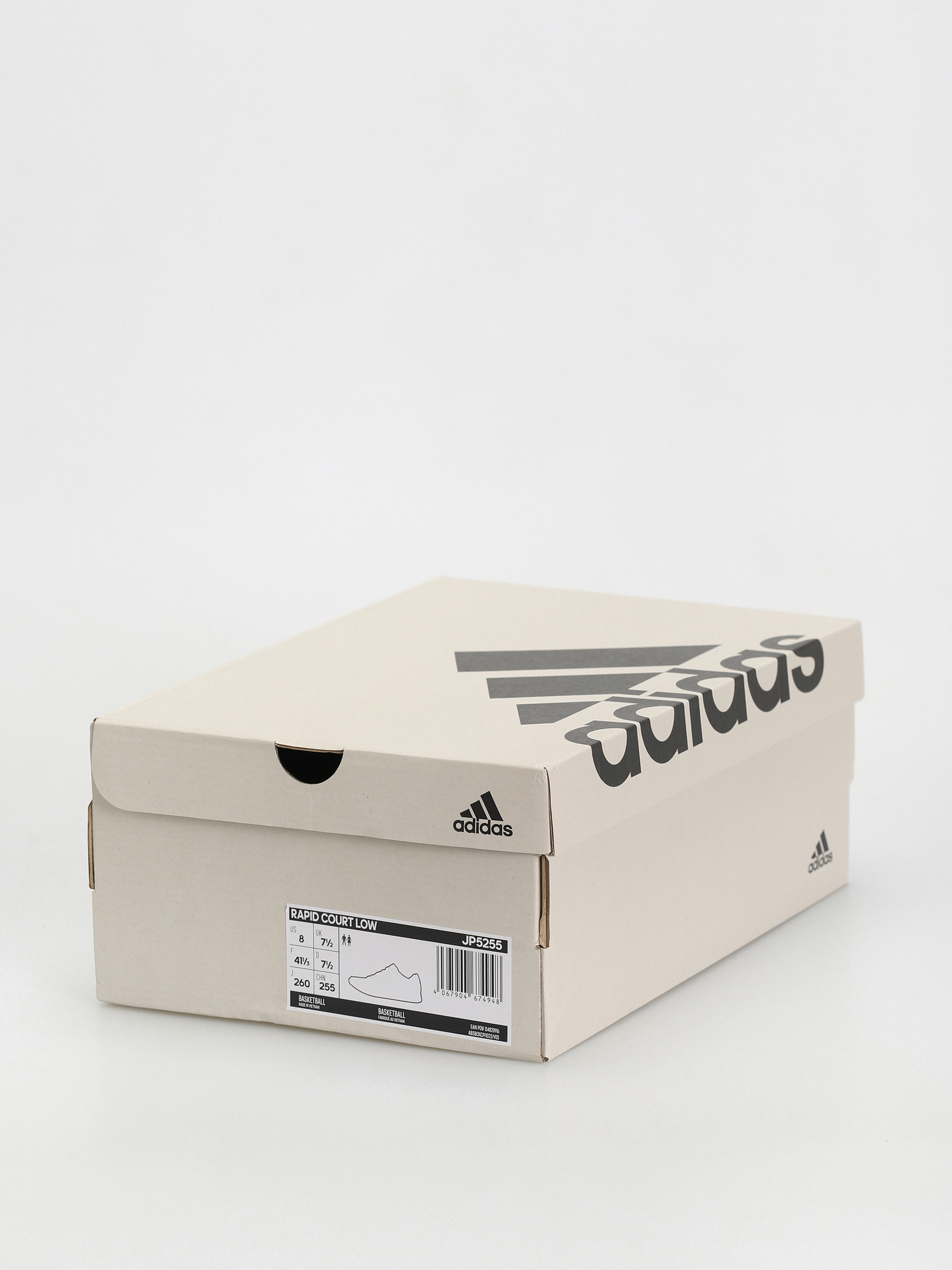 adidas Rapid Court Low Cipők (cblack/clowhi/ftwwht)