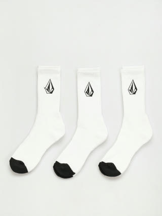 Volcom Full Stone Sock 3Pk Zokni (white)