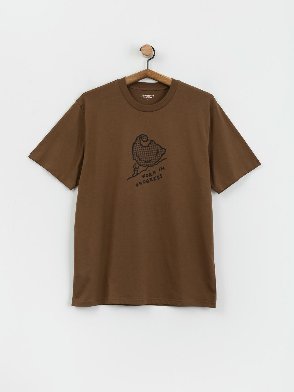 Póló Carhartt WIP Move On Up (chocolate/black)