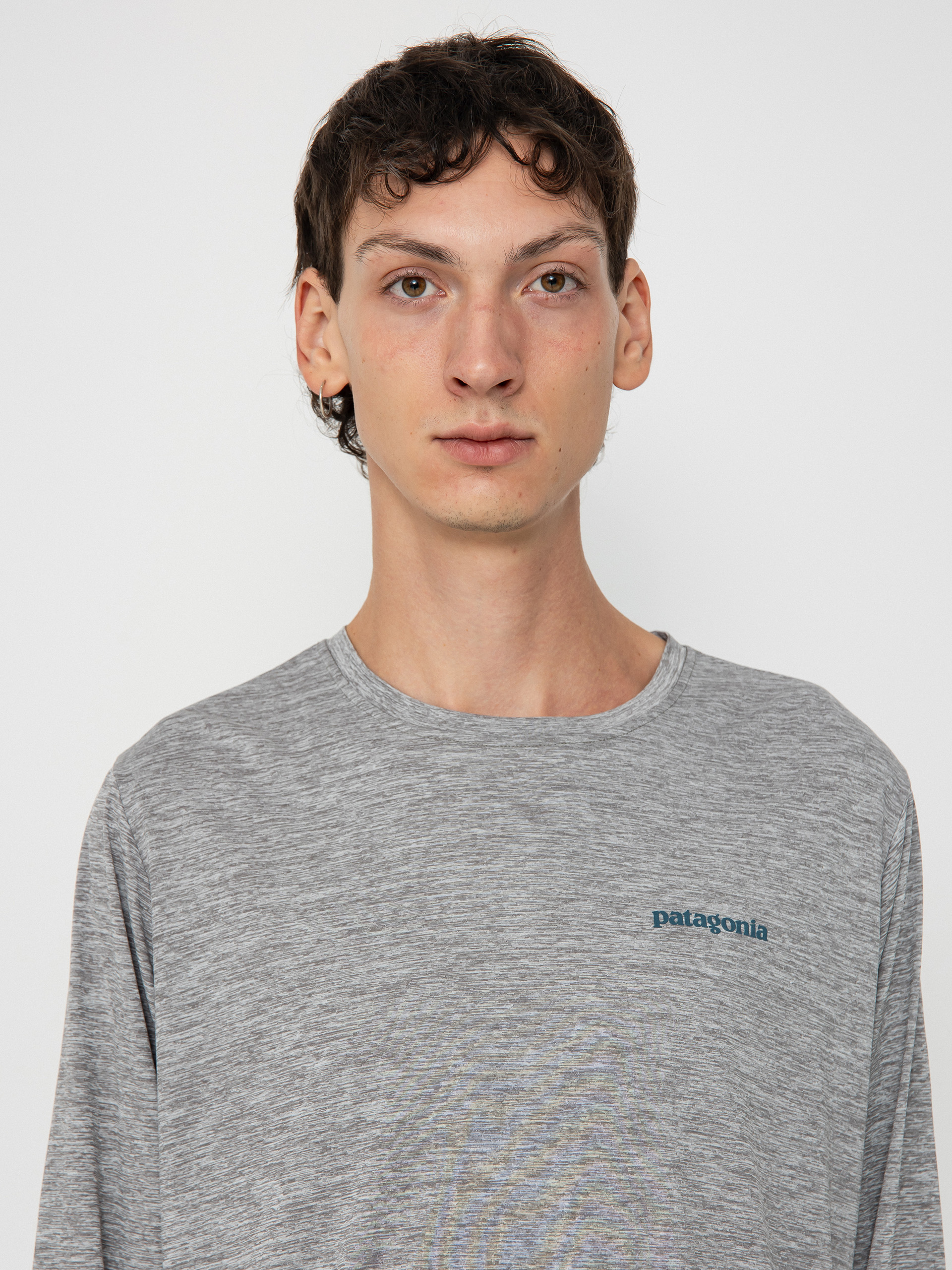 Patagonia Cap Cool Daily Graphic Waters Hosszú ujjú felső (boardshort logo abalone blue feather grey)